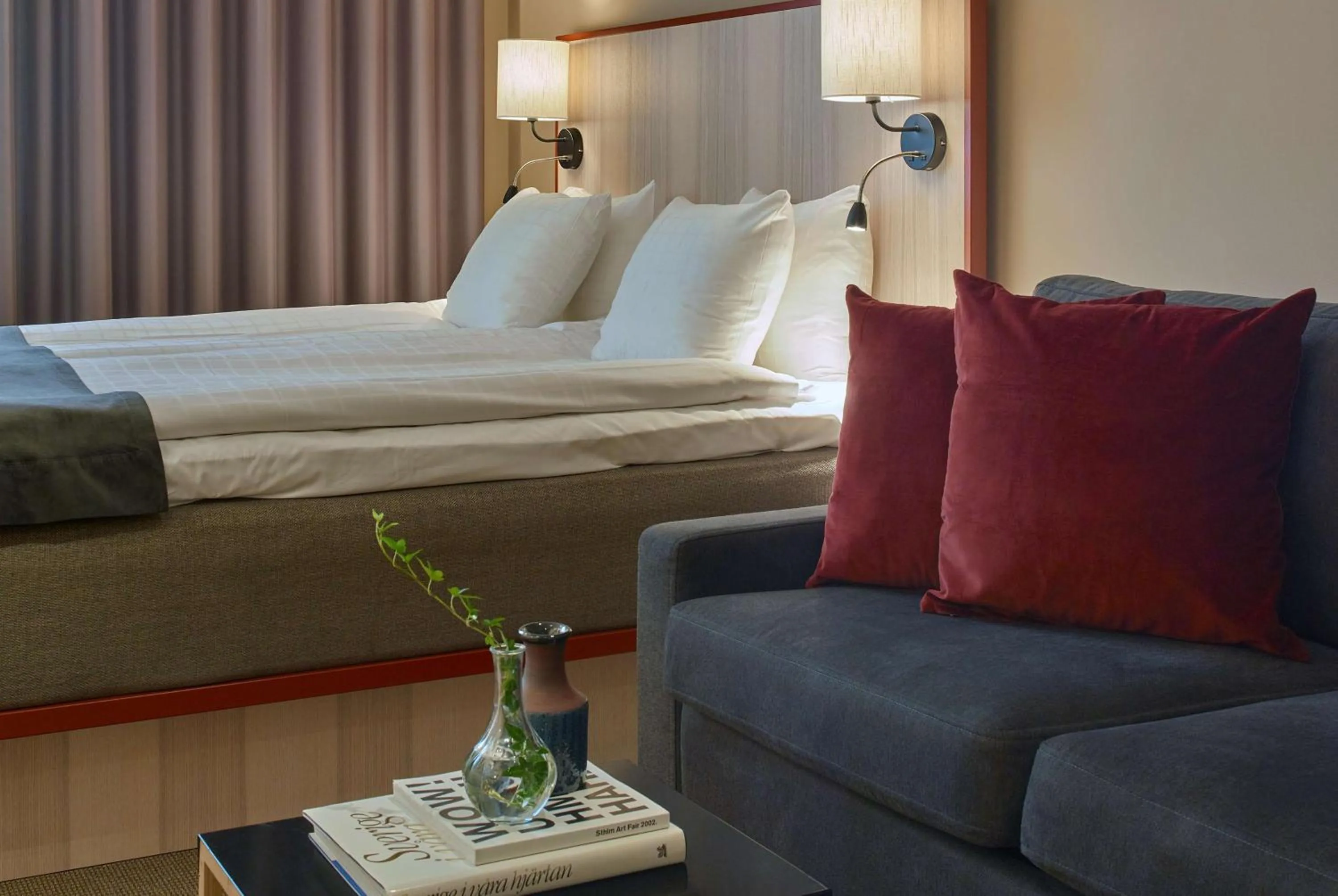 Photo of the whole room, Bed in Scandic Arlandastad