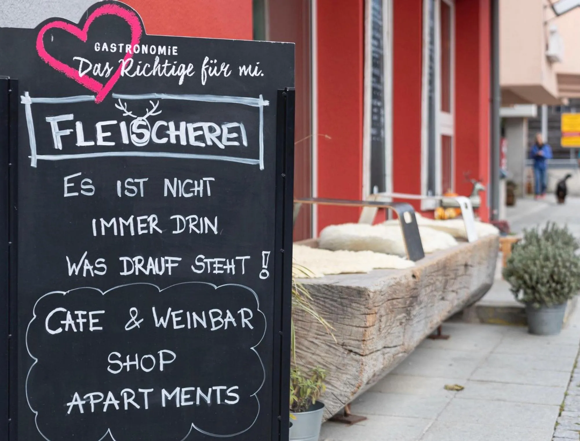 Logo/Certificate/Sign in Fleischerei - Apartments, Cafe & Weinbar
