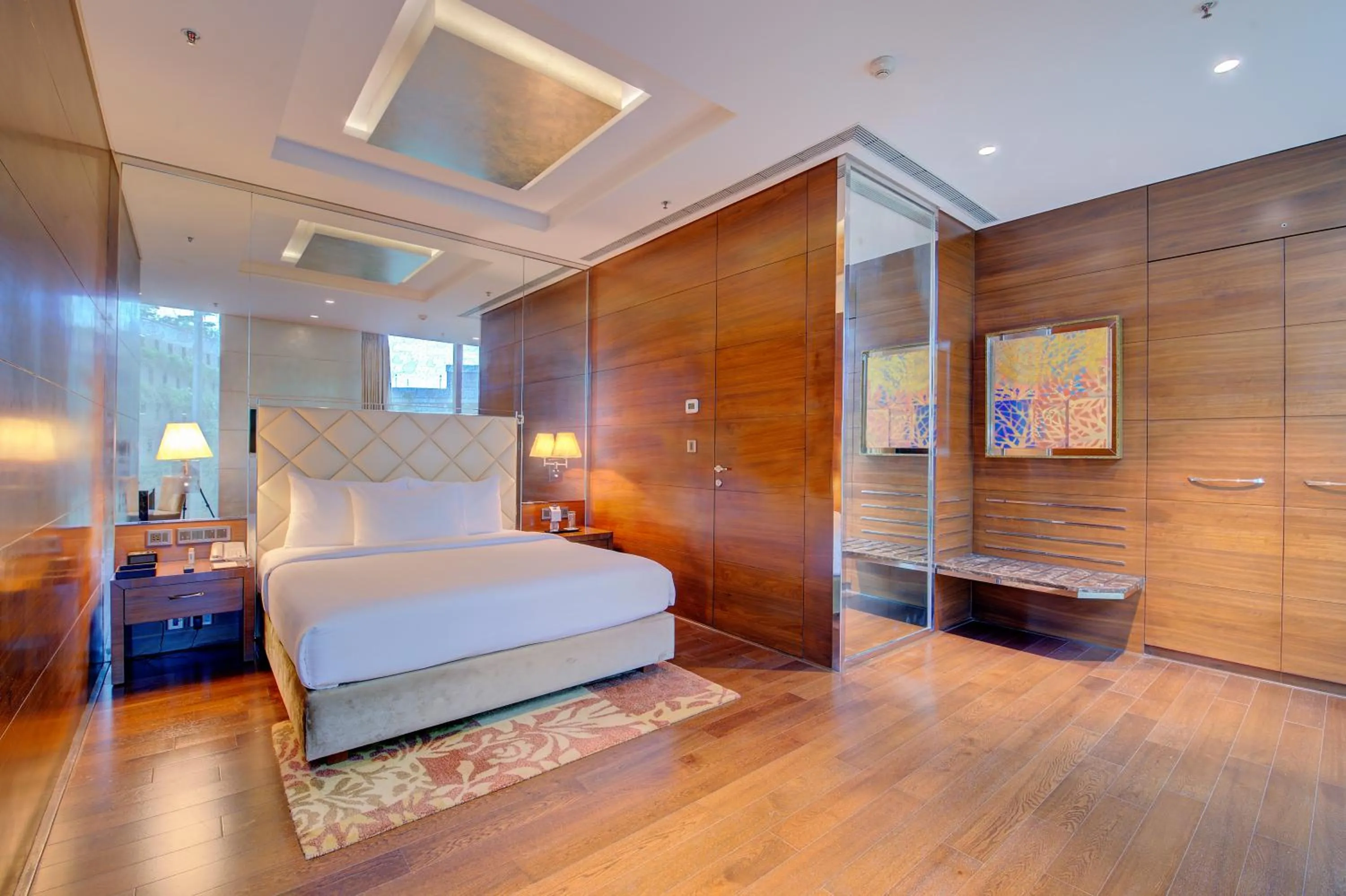 Bedroom, Bed in Niranta Transit Hotel Mumbai Airport - At Arrivals