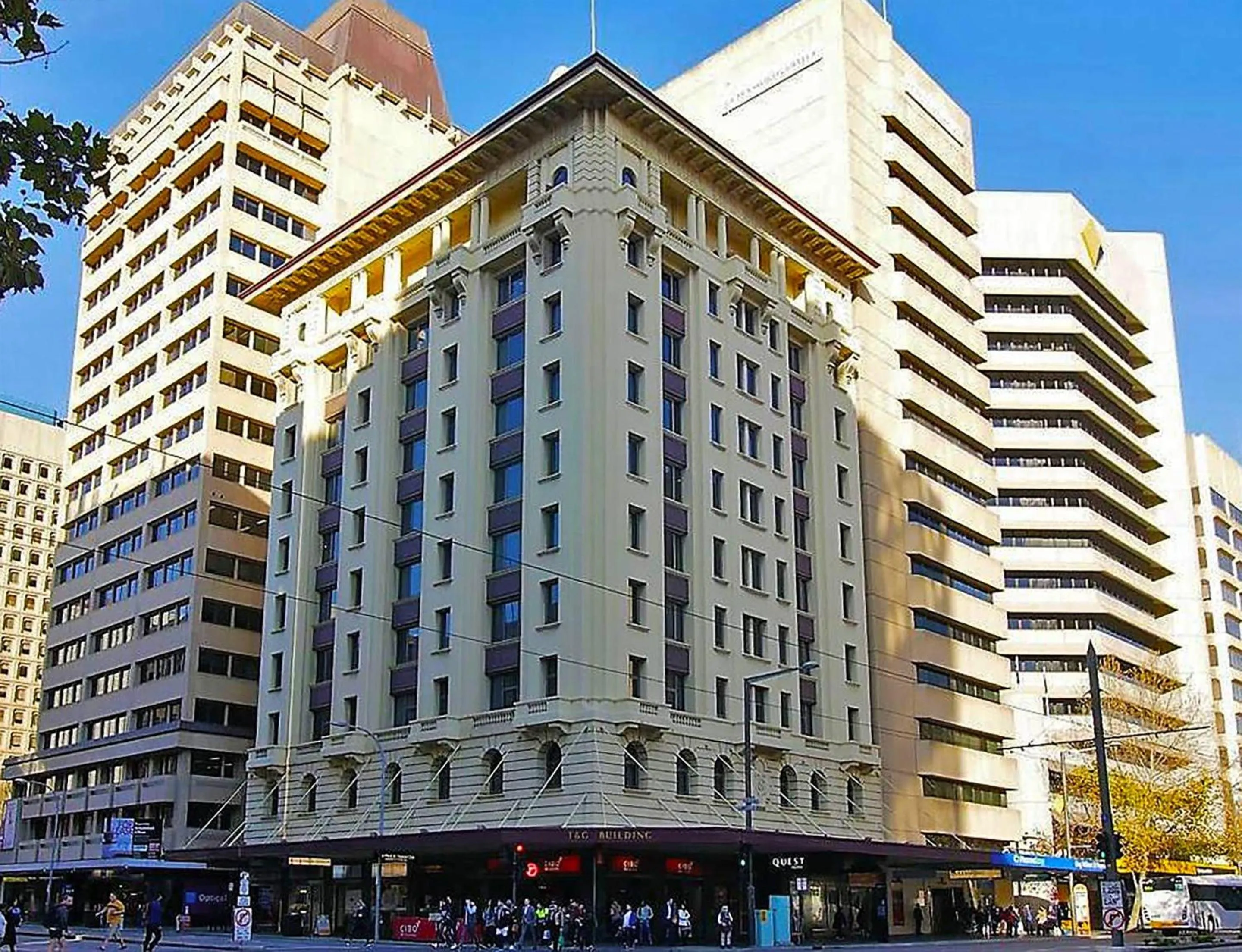 Property building in Quality Apartments Adelaide Central