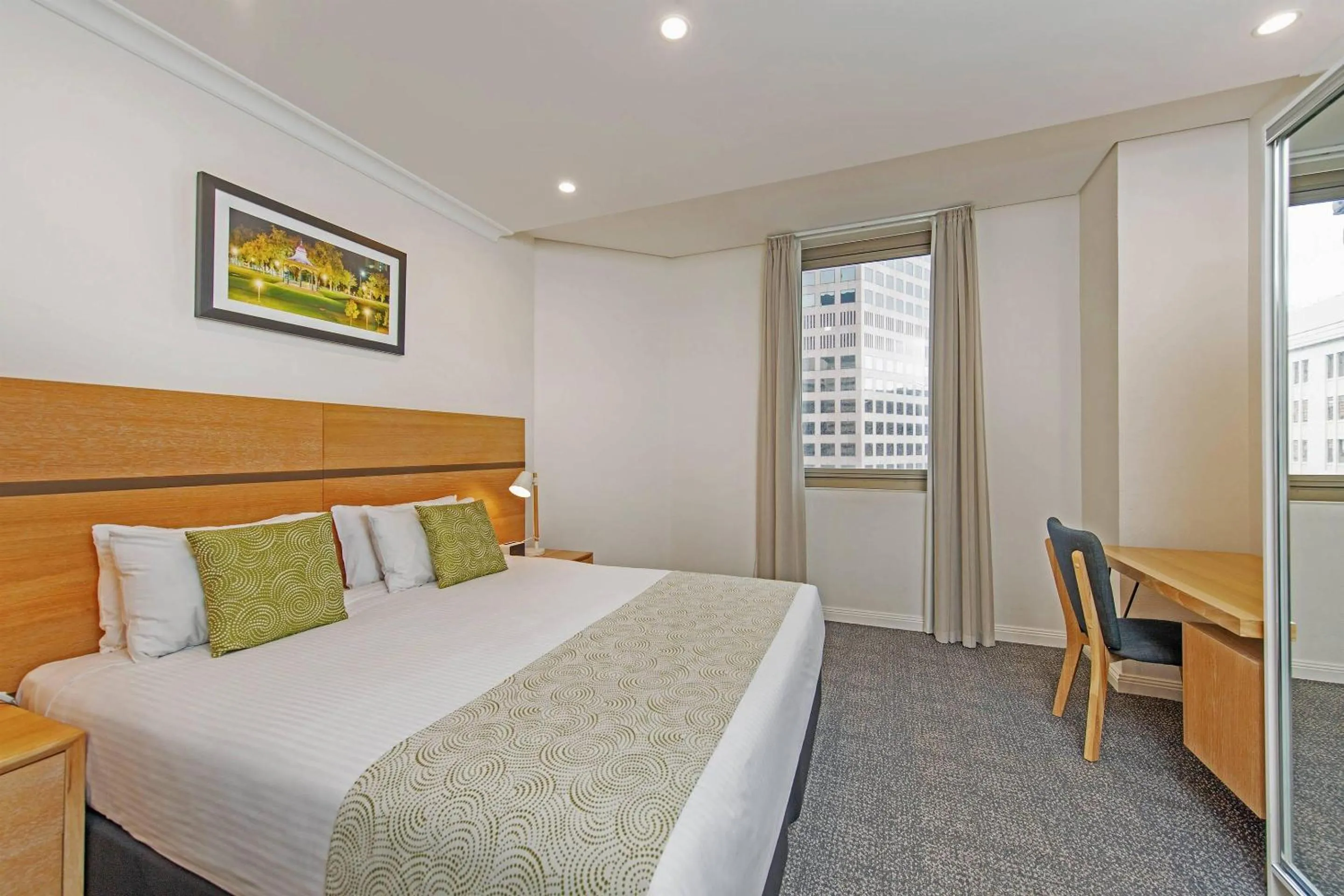 Bedroom, Bed in Quality Apartments Adelaide Central
