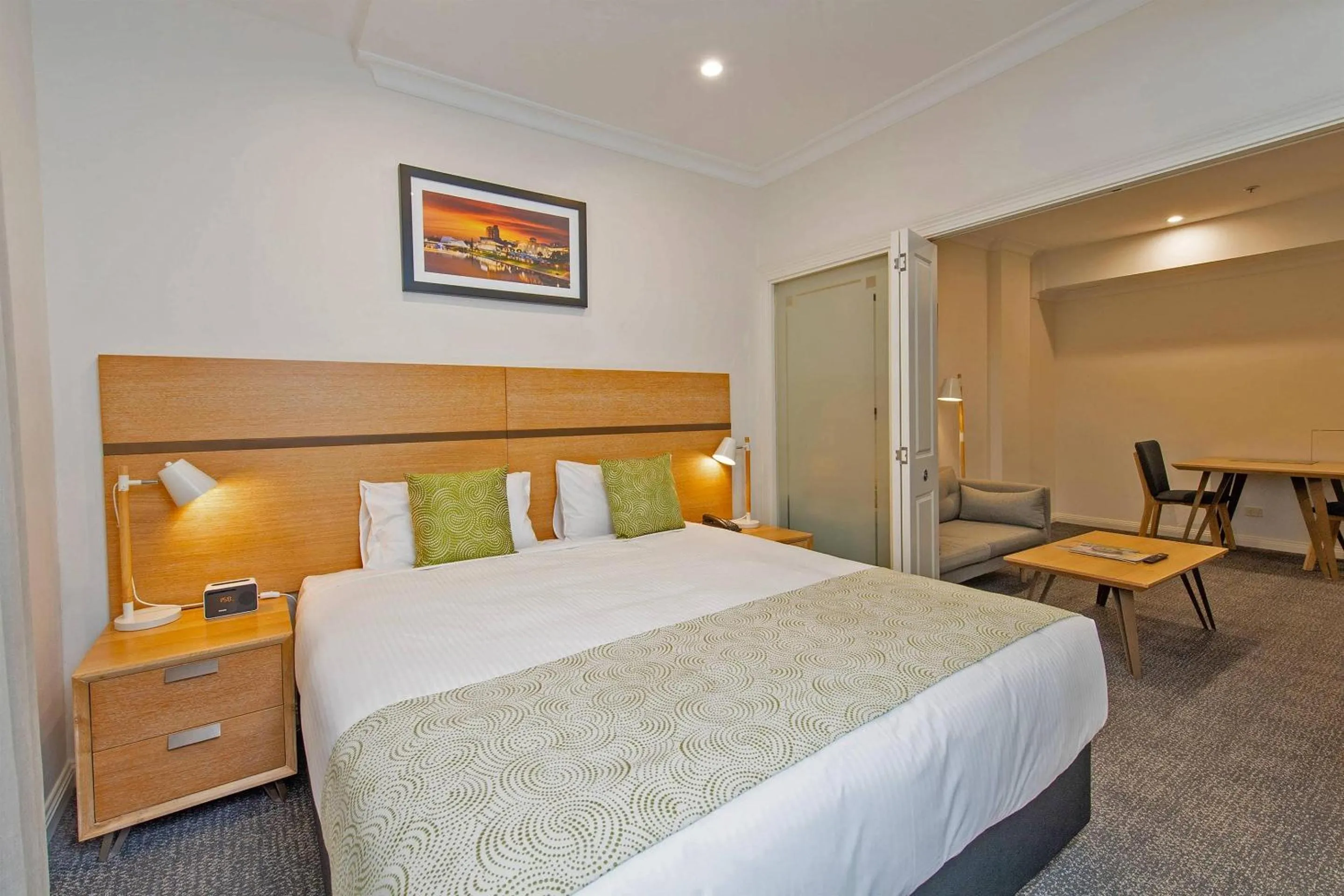Bedroom, Bed in Quality Apartments Adelaide Central