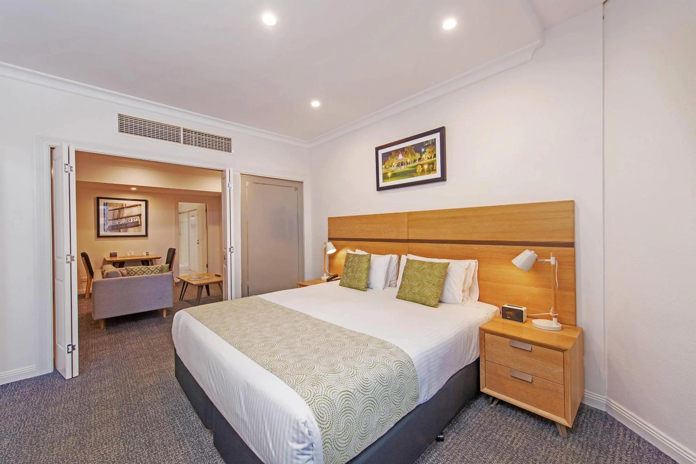 Bedroom, Bed in Quality Apartments Adelaide Central
