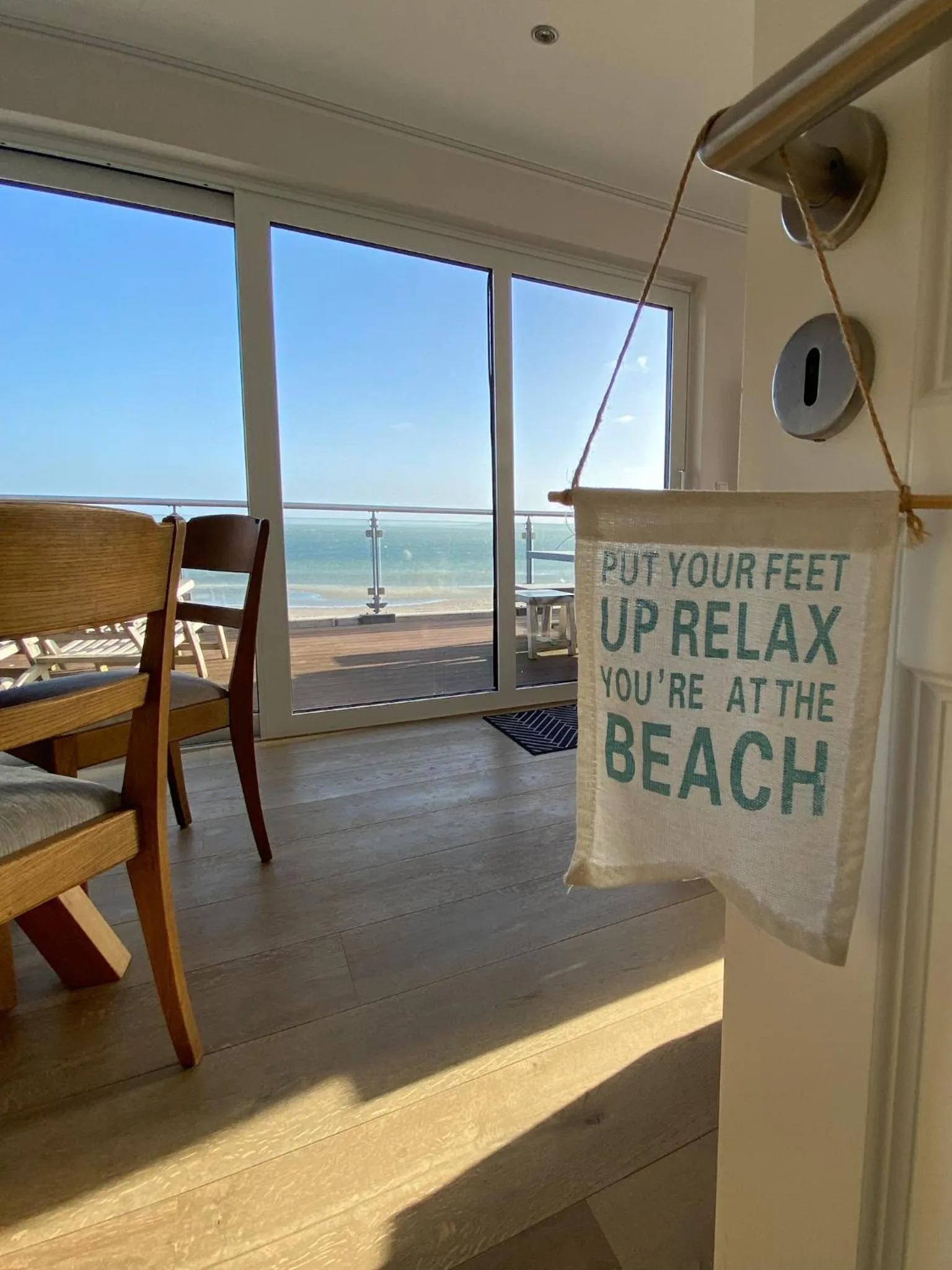 Sea view in Ostsee-Strandhaus-Holnis