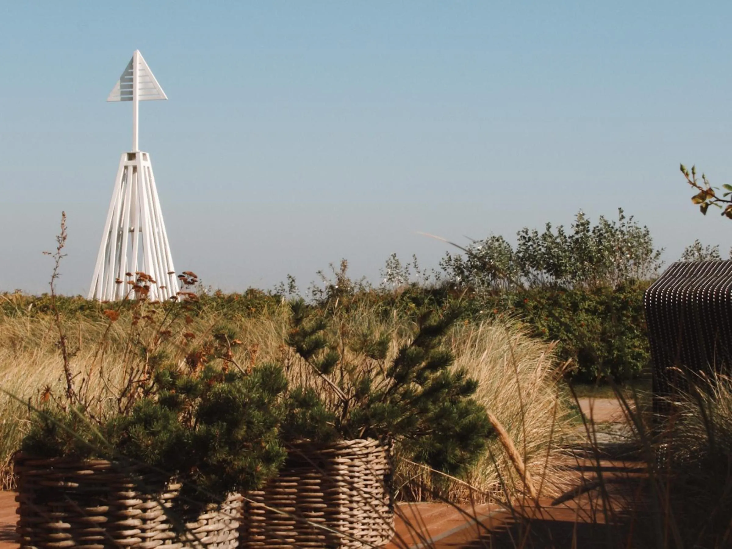 Balcony/Terrace in Ostsee-Strandhaus-Holnis