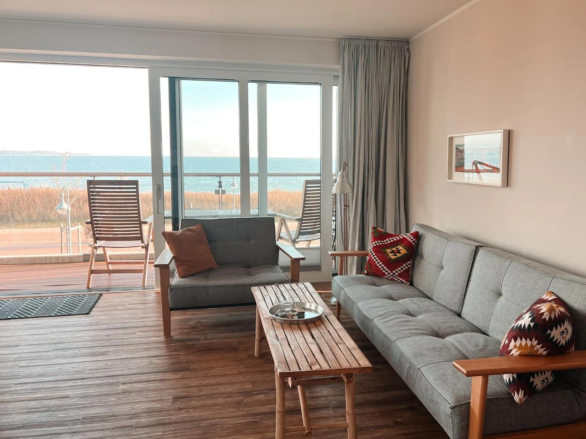 Living room in Ostsee-Strandhaus-Holnis
