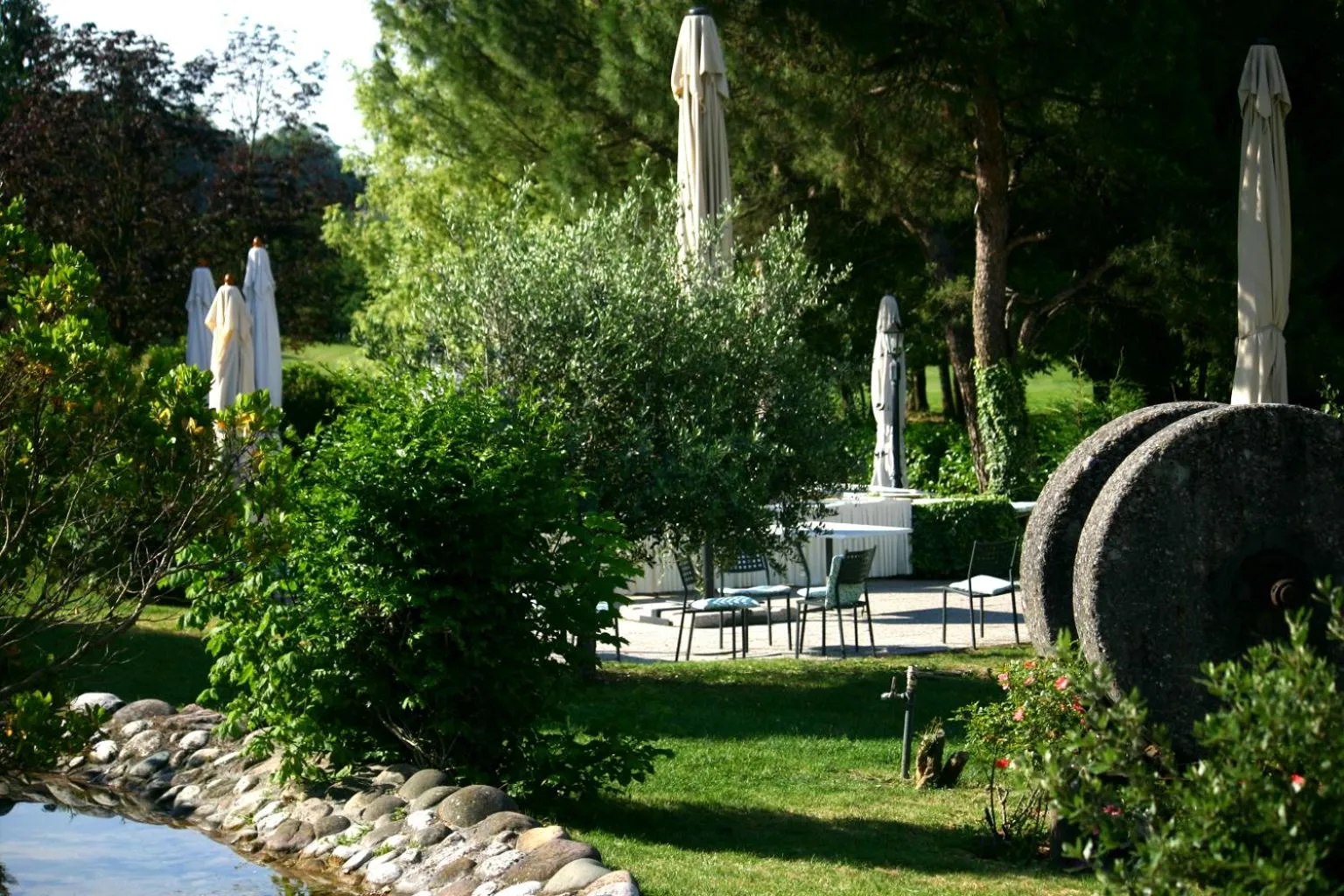 Patio in Resort La Mola