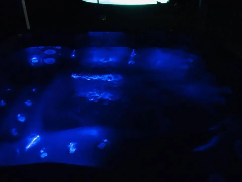 Pool view in Resort La Mola