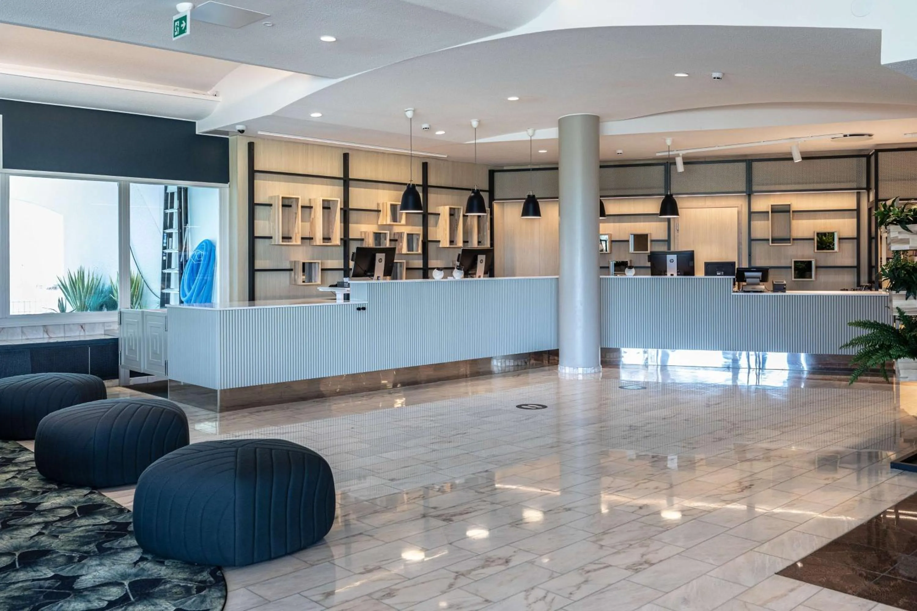 Lobby or reception in Scandic Eden Nokia