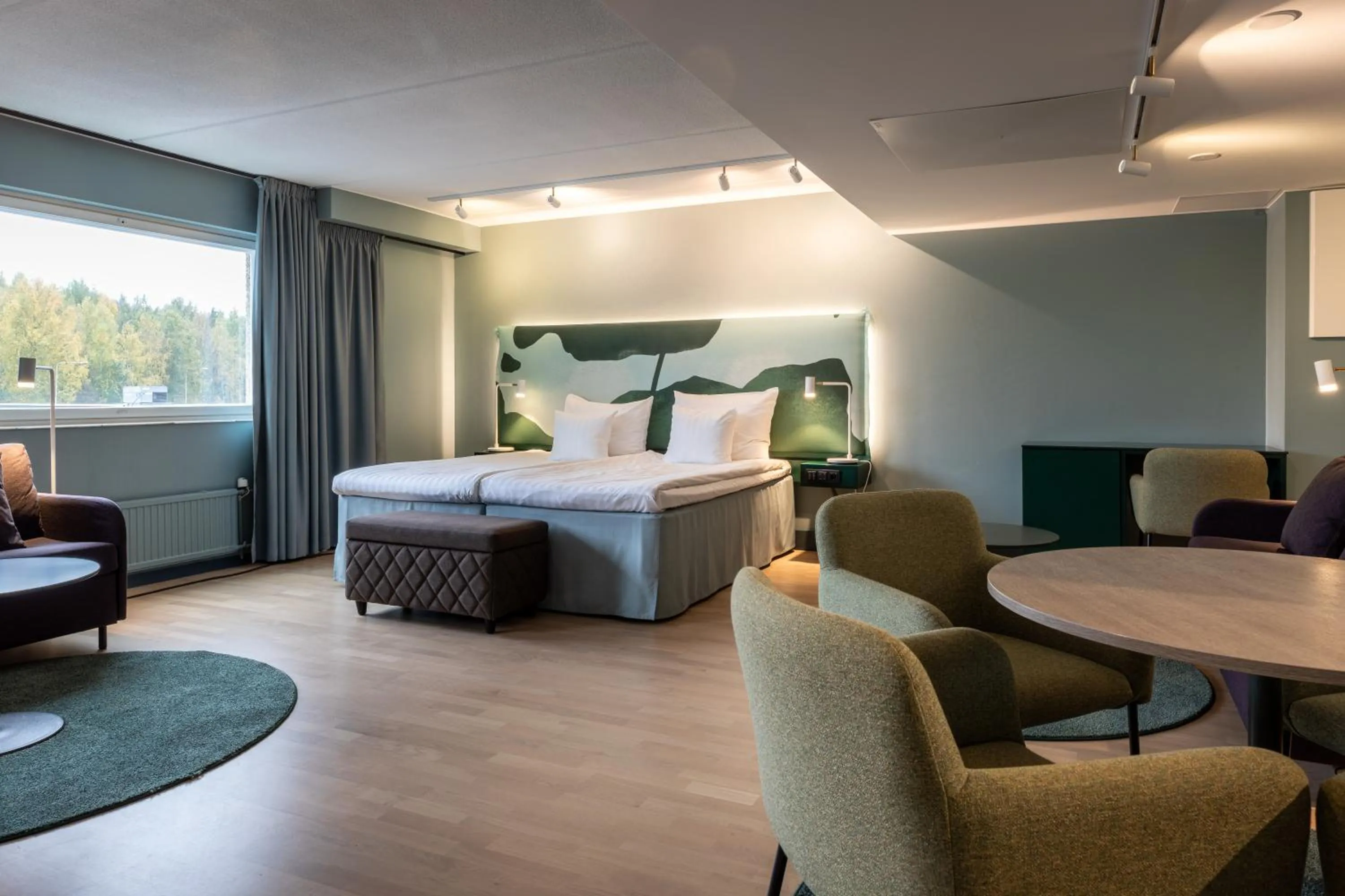 Bed in Scandic Eden Nokia