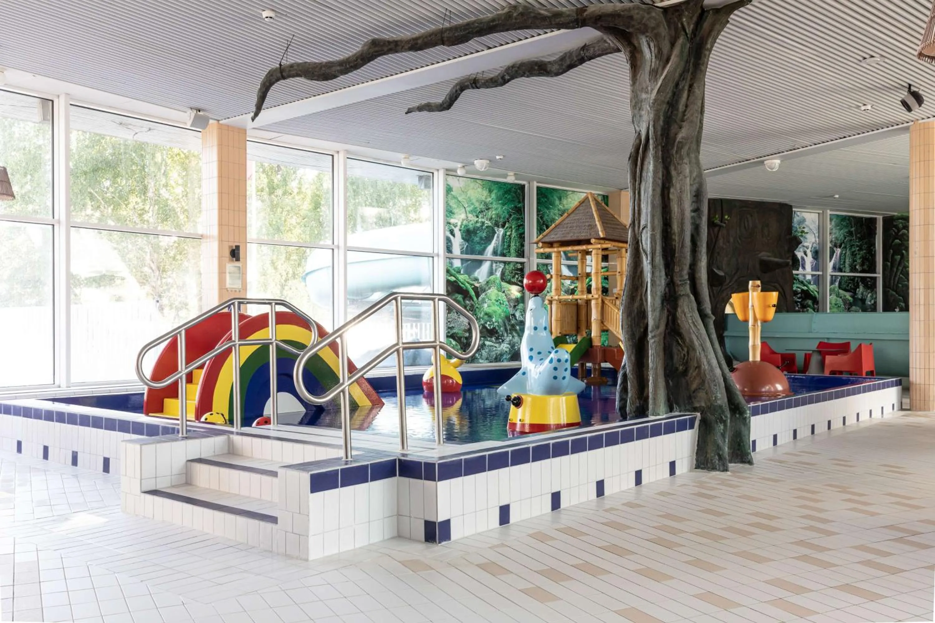 Pool view in Scandic Eden Nokia