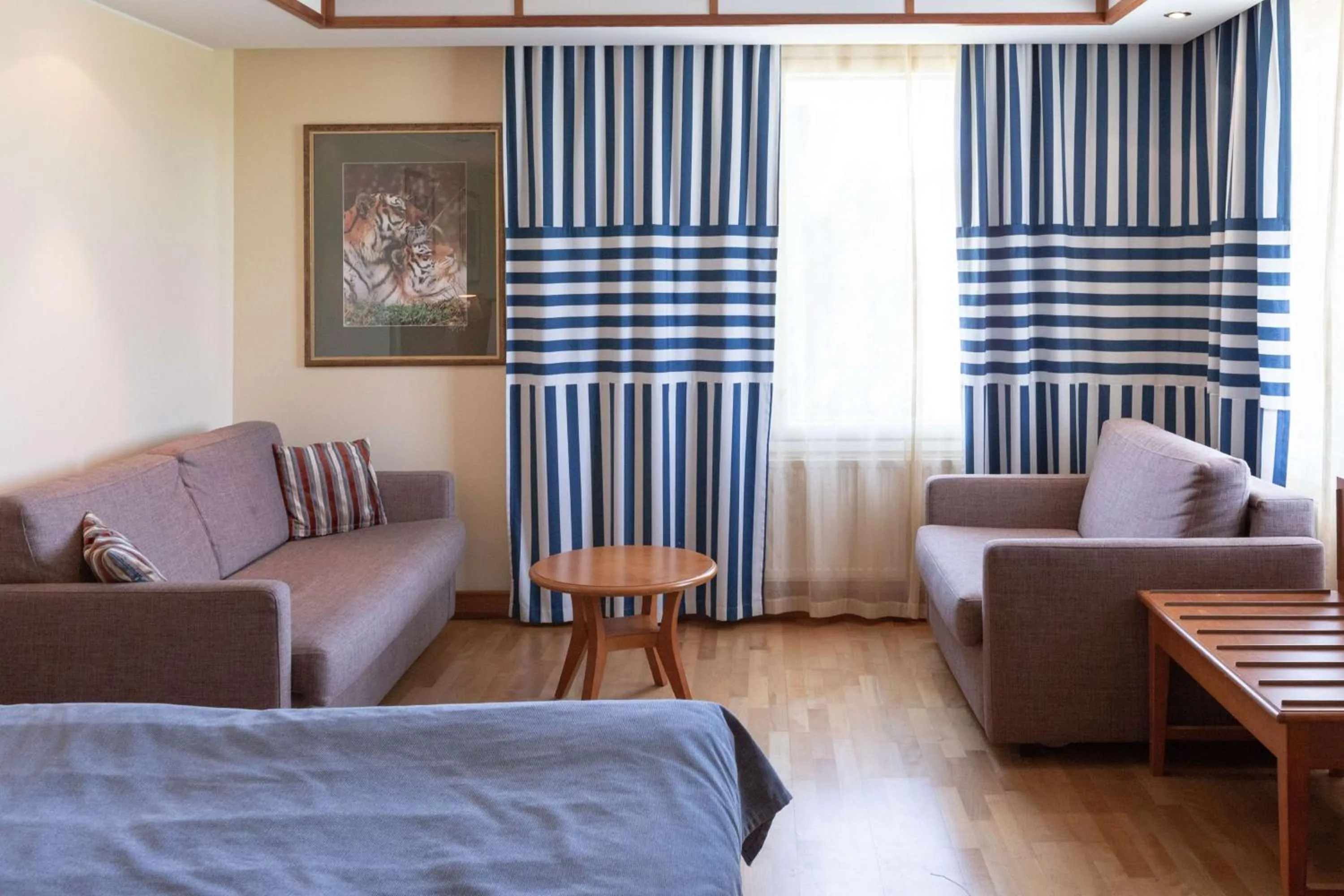 Bedroom in Scandic Eden Nokia