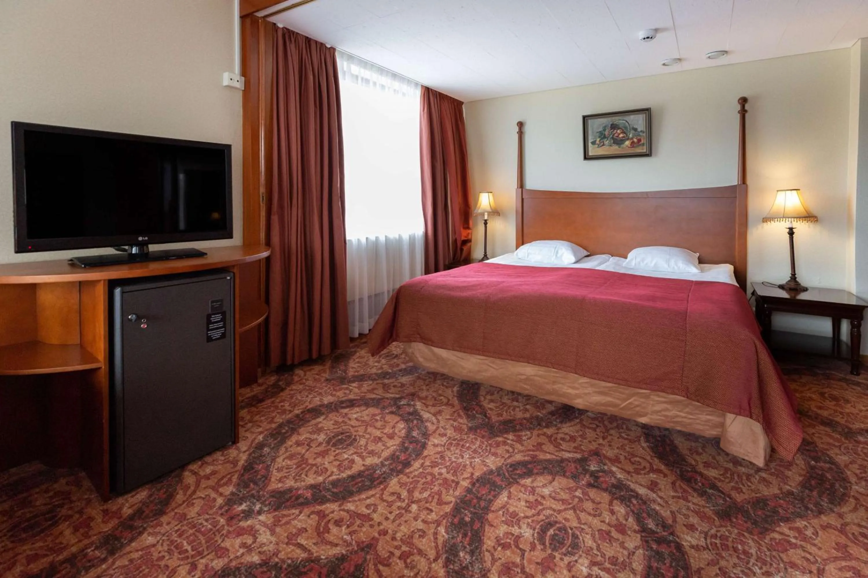 Bedroom, Bed in Scandic Aulanko