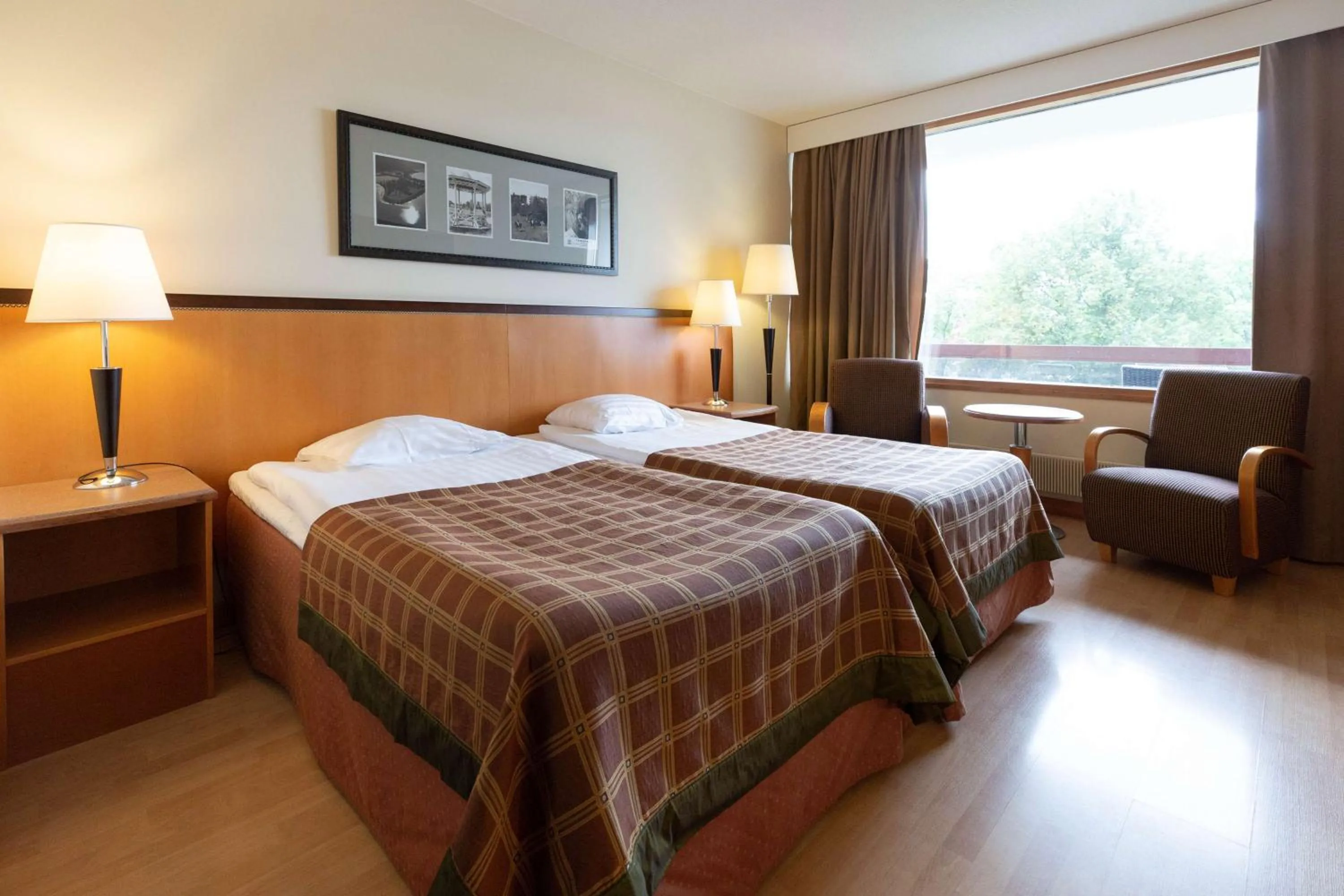 Bedroom, Bed in Scandic Aulanko