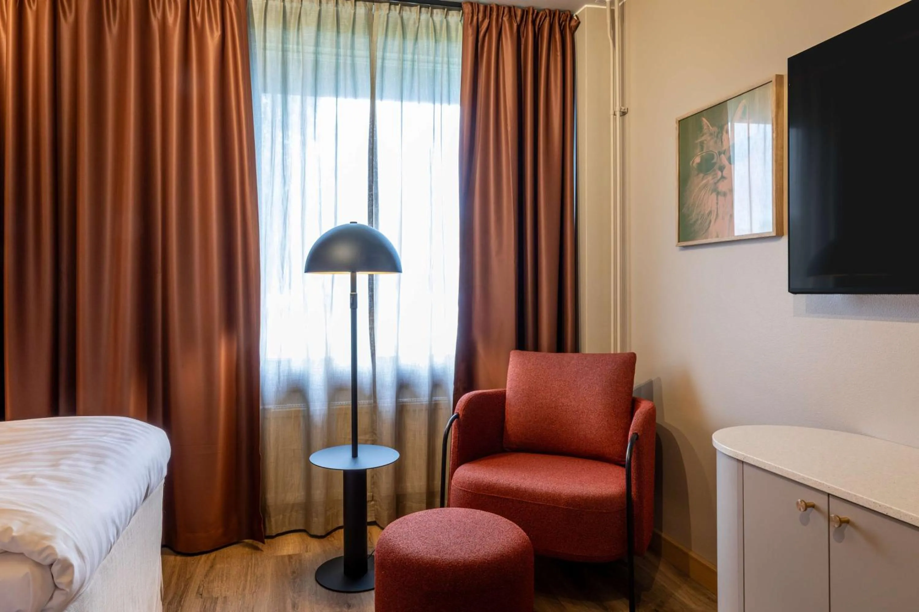 Bedroom, Bed in Scandic Waskia