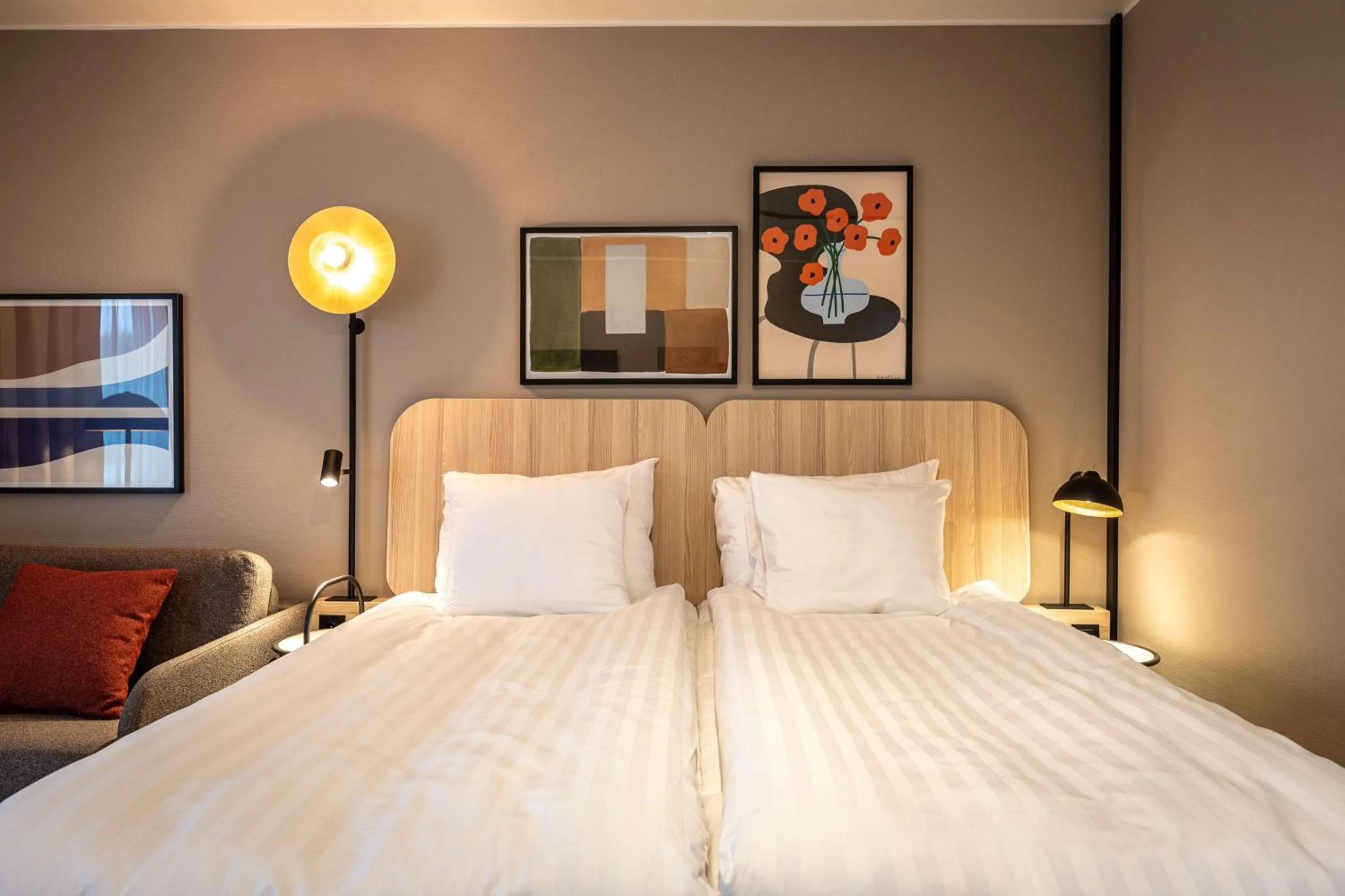 Bedroom, Bed in Scandic Waskia