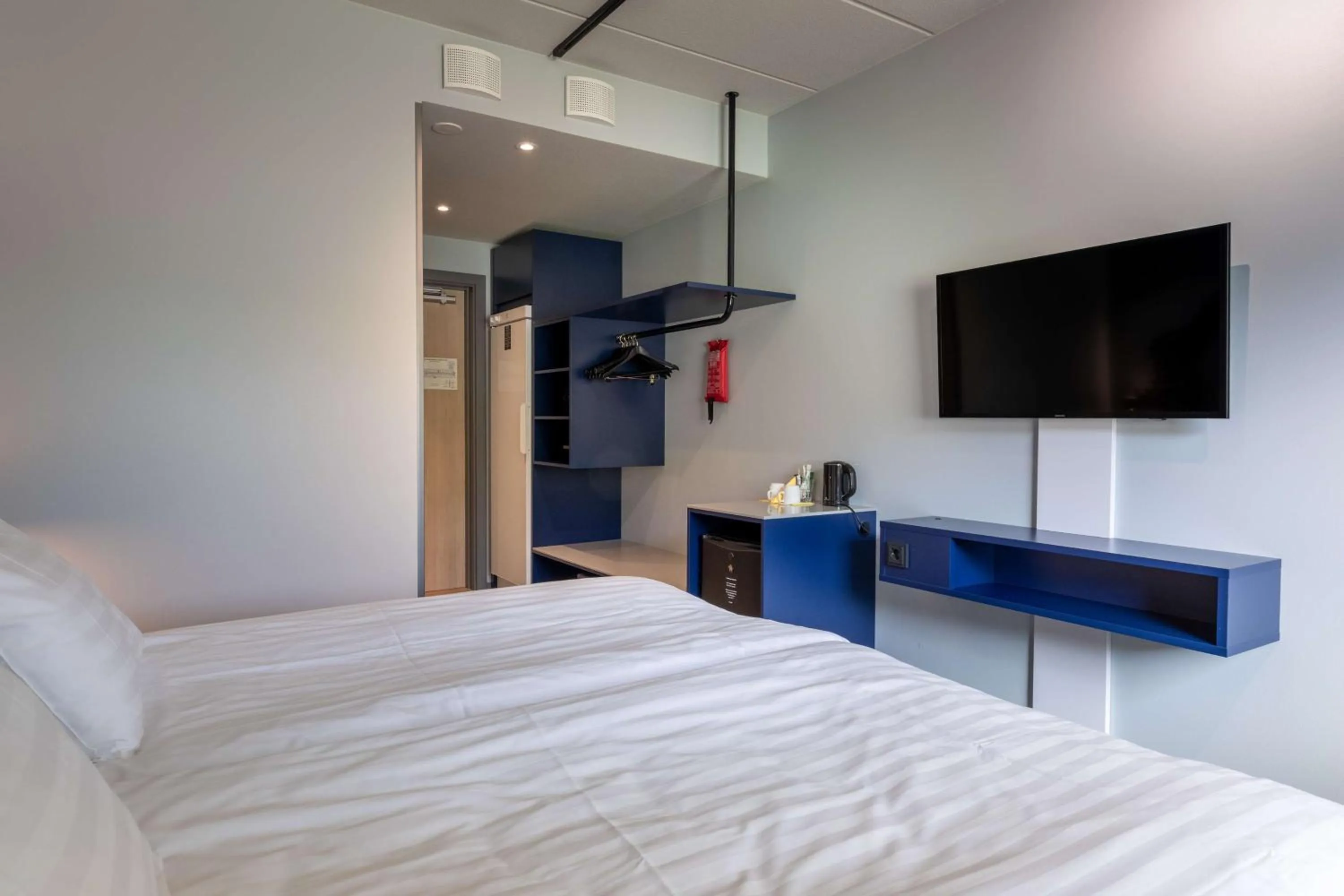 Bedroom, Bed in Scandic Rukahovi