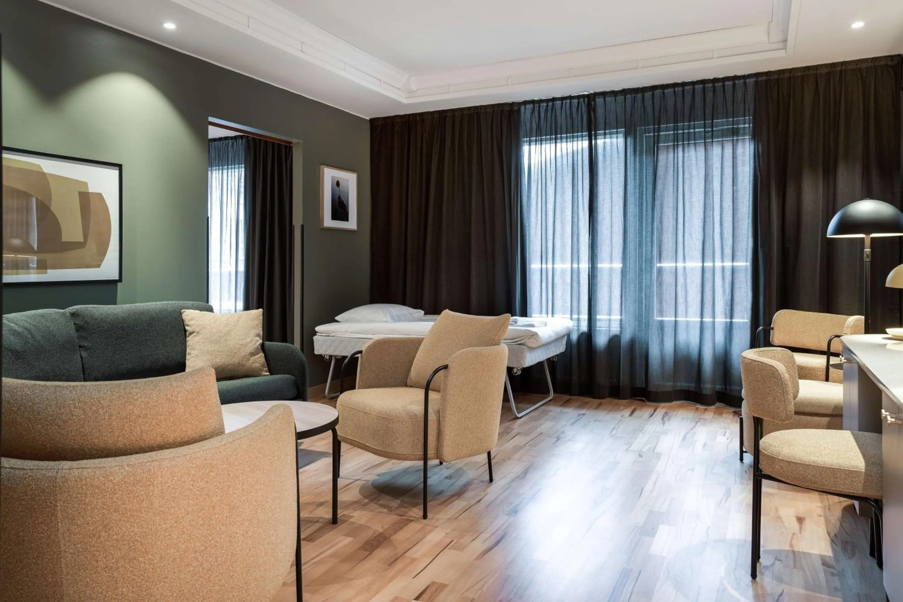 Bedroom in Scandic Rukahovi