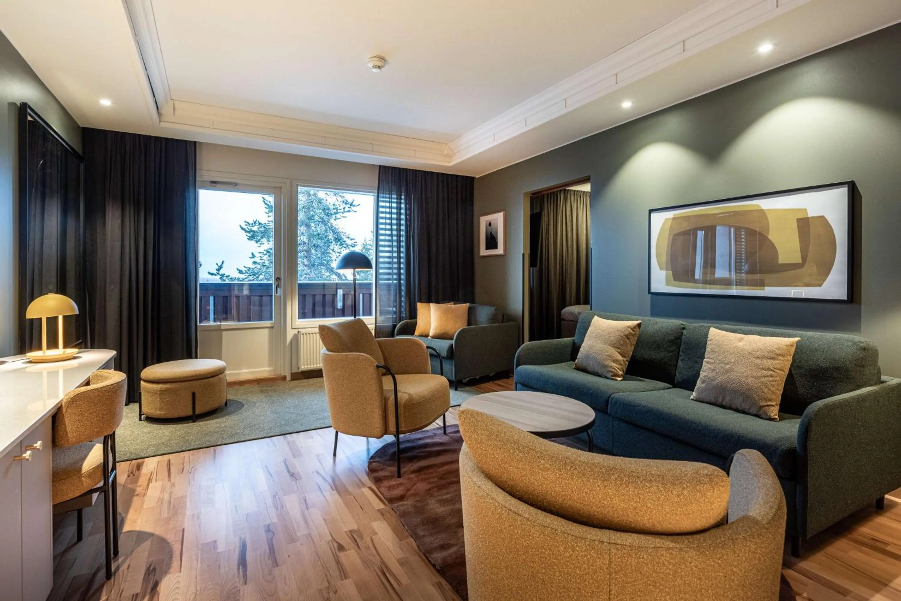 Bedroom in Scandic Rukahovi