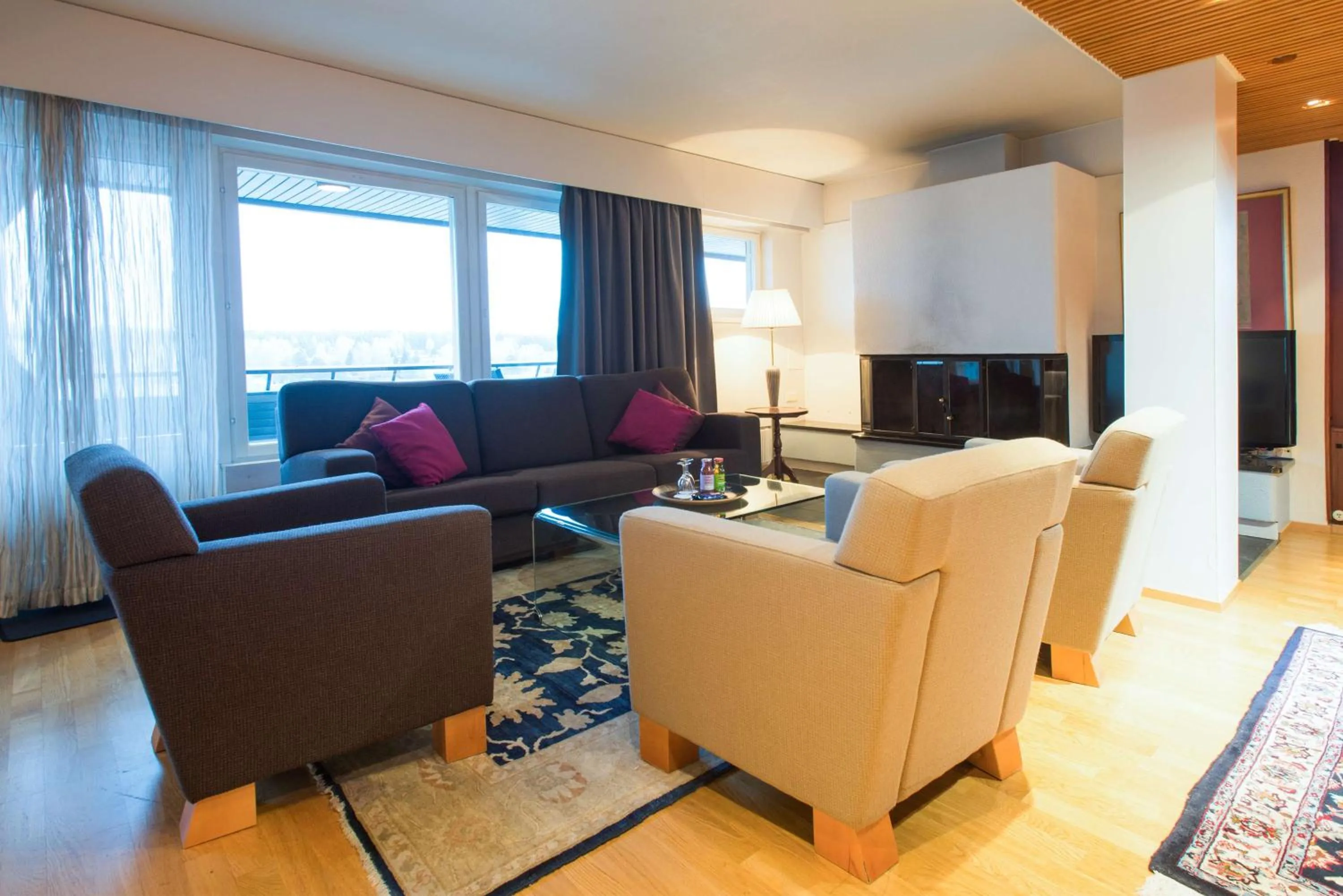 Bedroom in Scandic Pohjanhovi