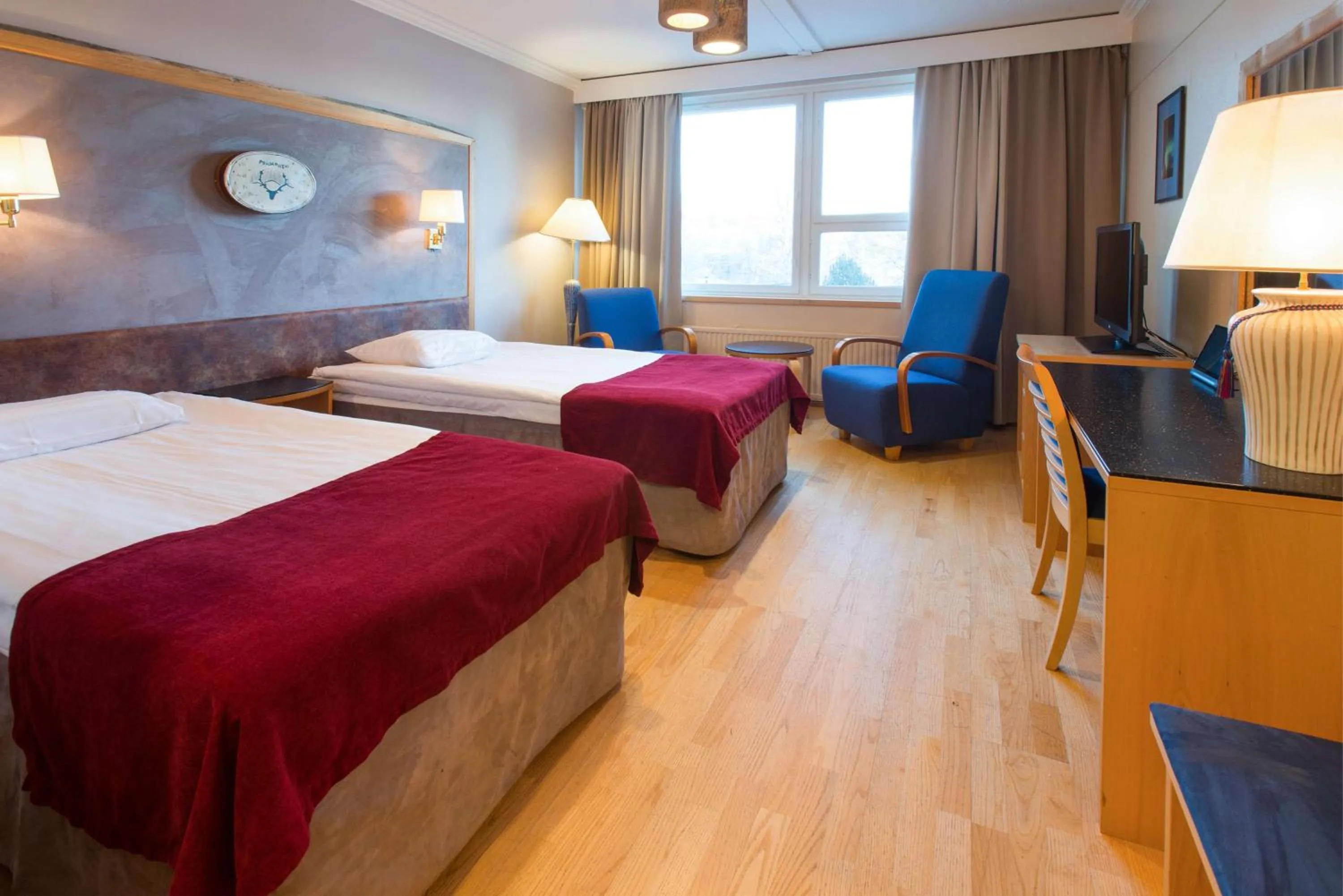 Bedroom, Bed in Scandic Pohjanhovi