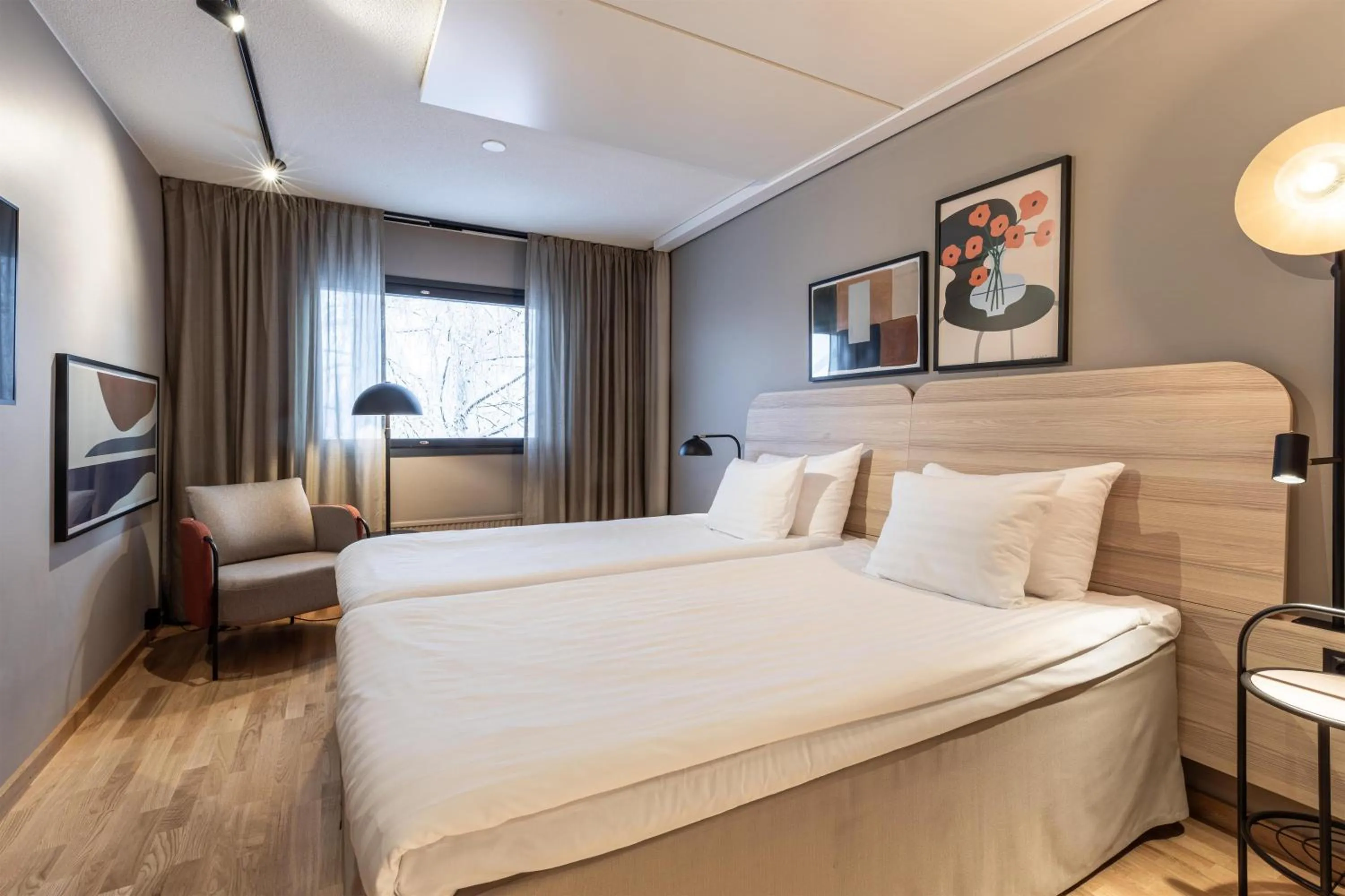 Bedroom, Bed in Scandic Pohjanhovi