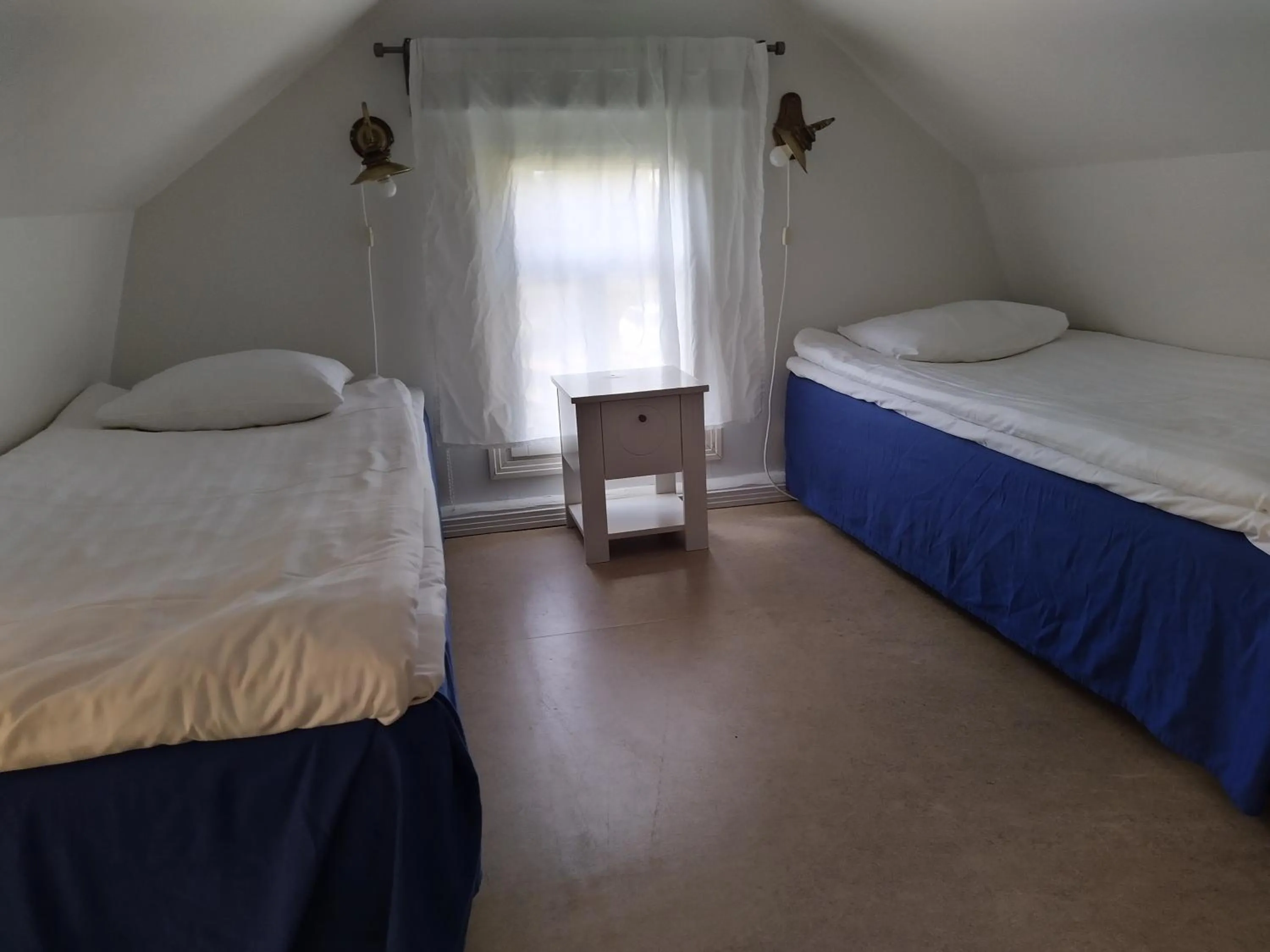 Bed in Hotel Strandbo