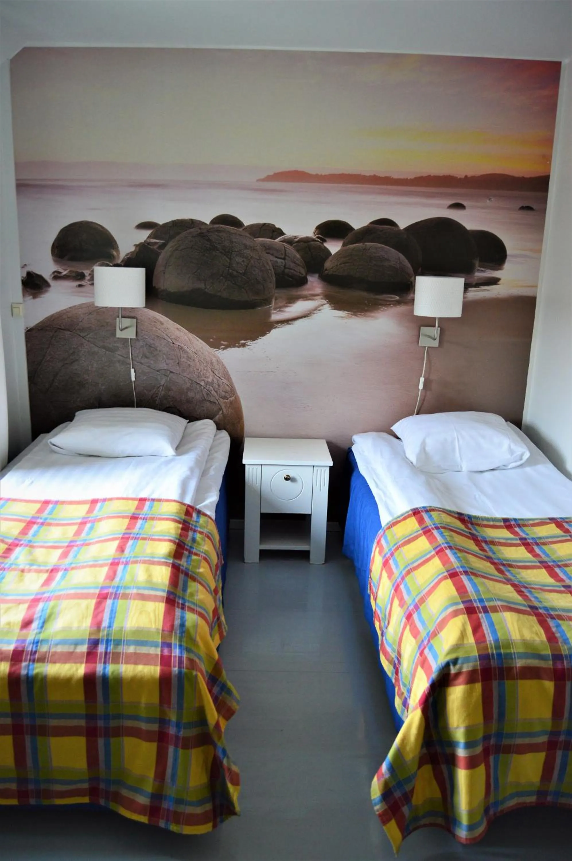 Bed in Hotel Strandbo