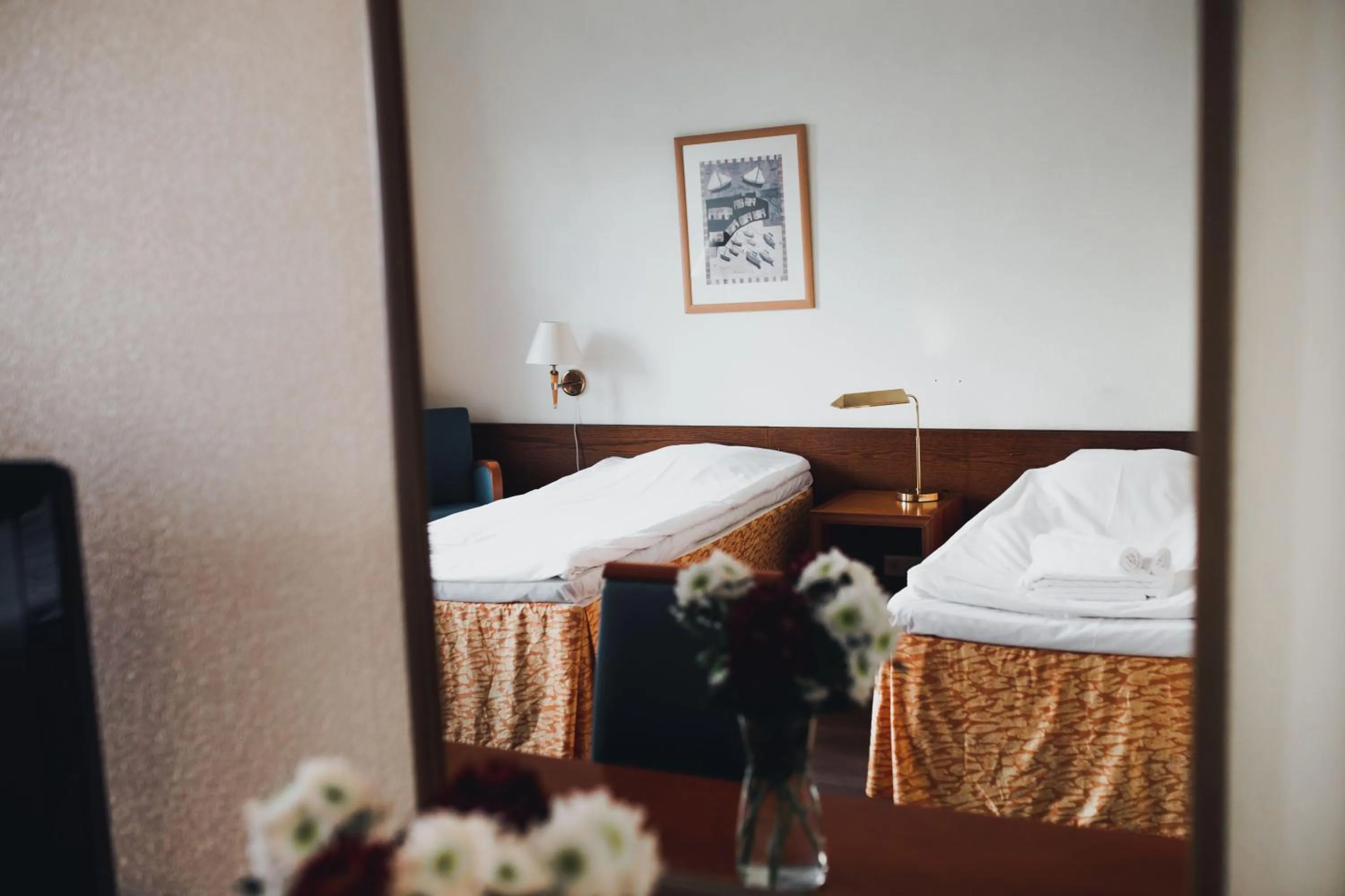 Bed in Hotel Tunneli