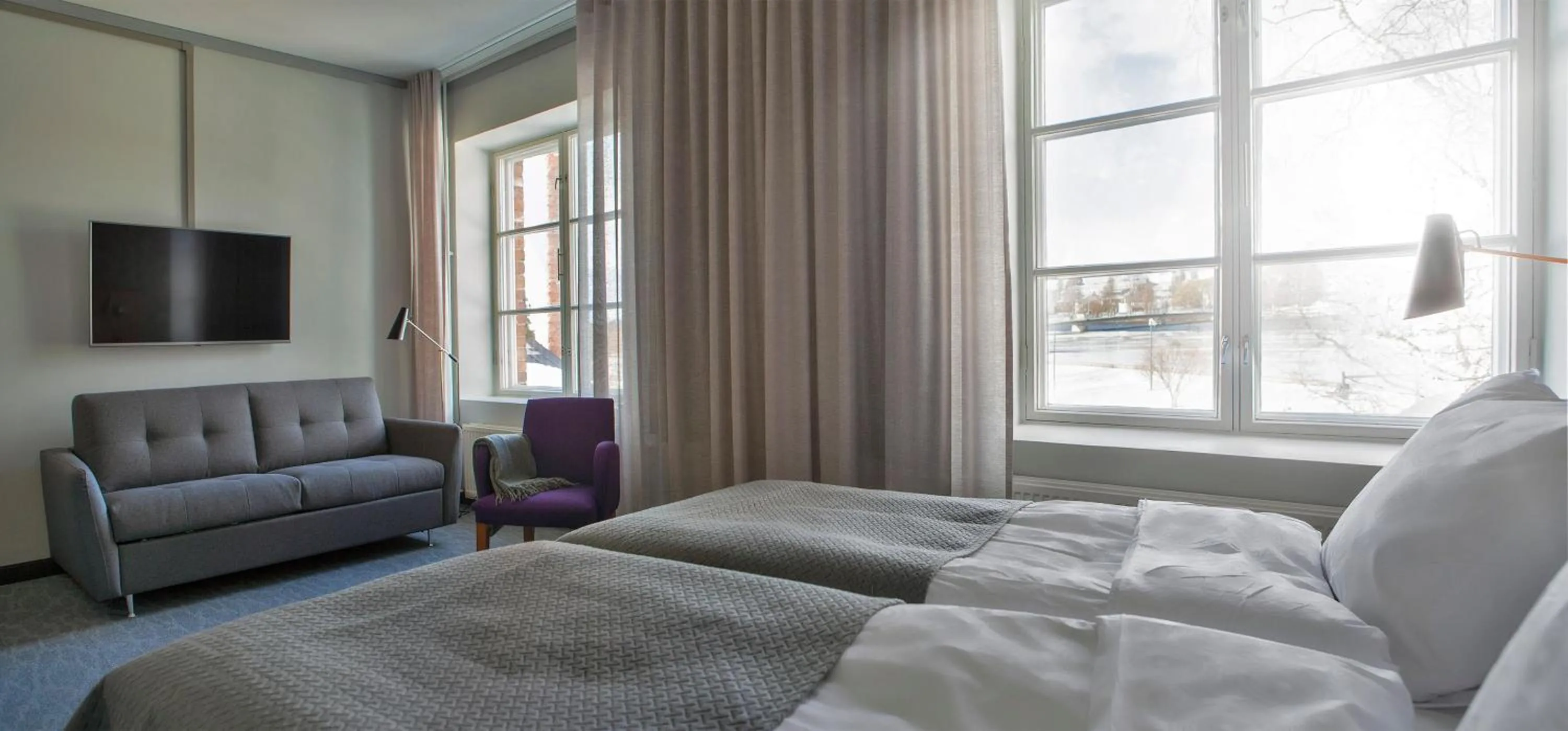 Bed in Hotel Lasaretti