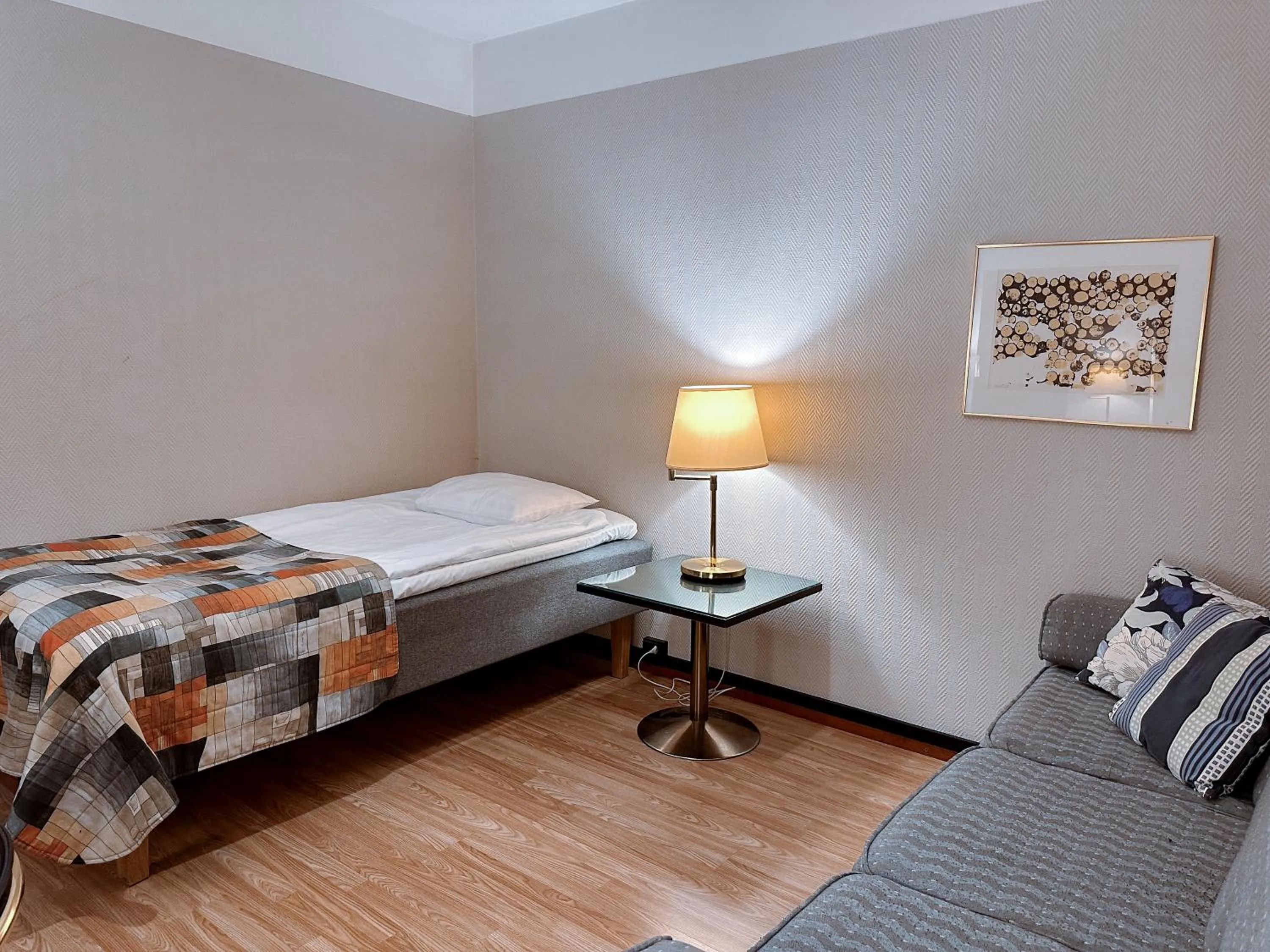 Bed in Hotel Sommelo