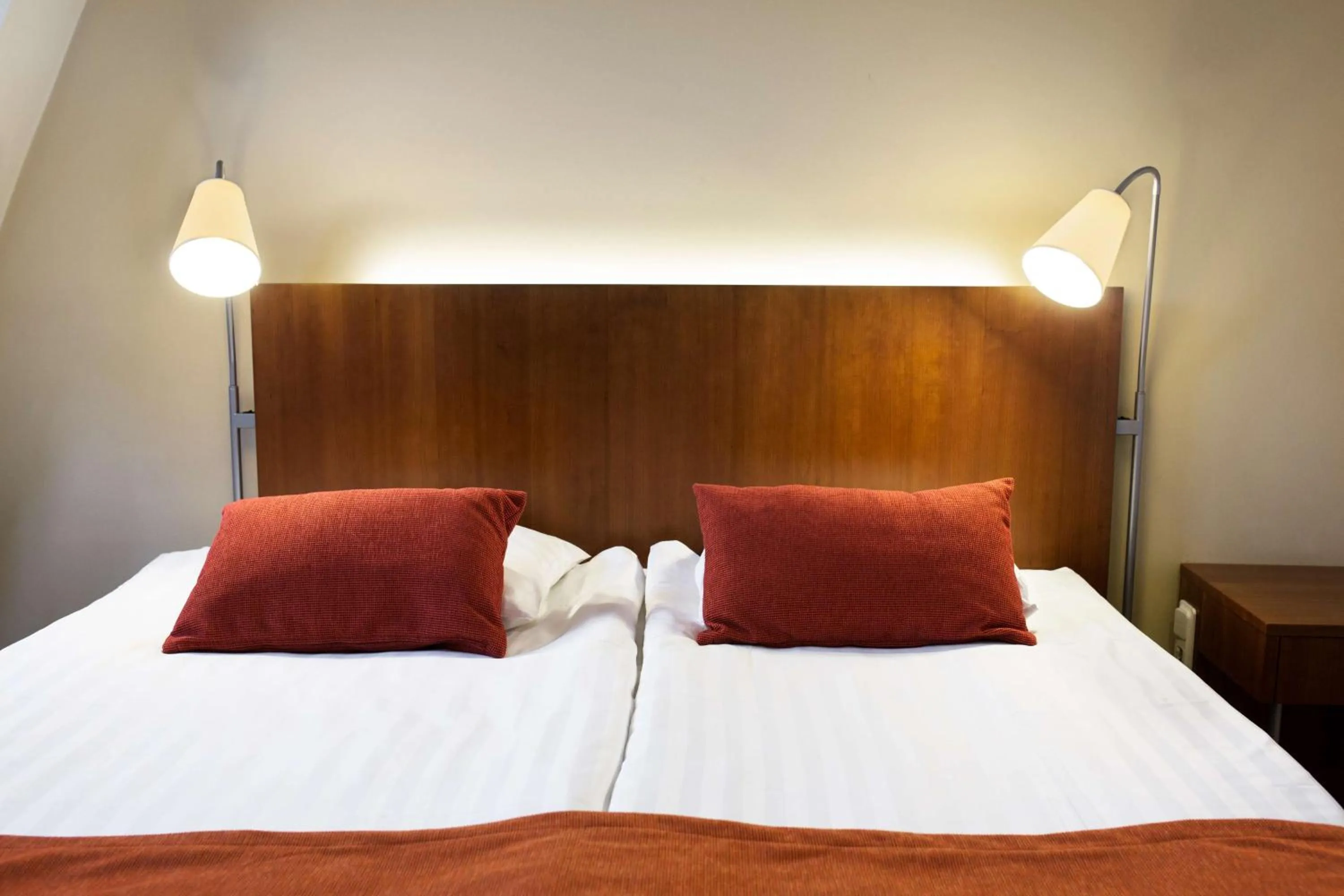 Bedroom, Bed in Scandic Plaza Turku