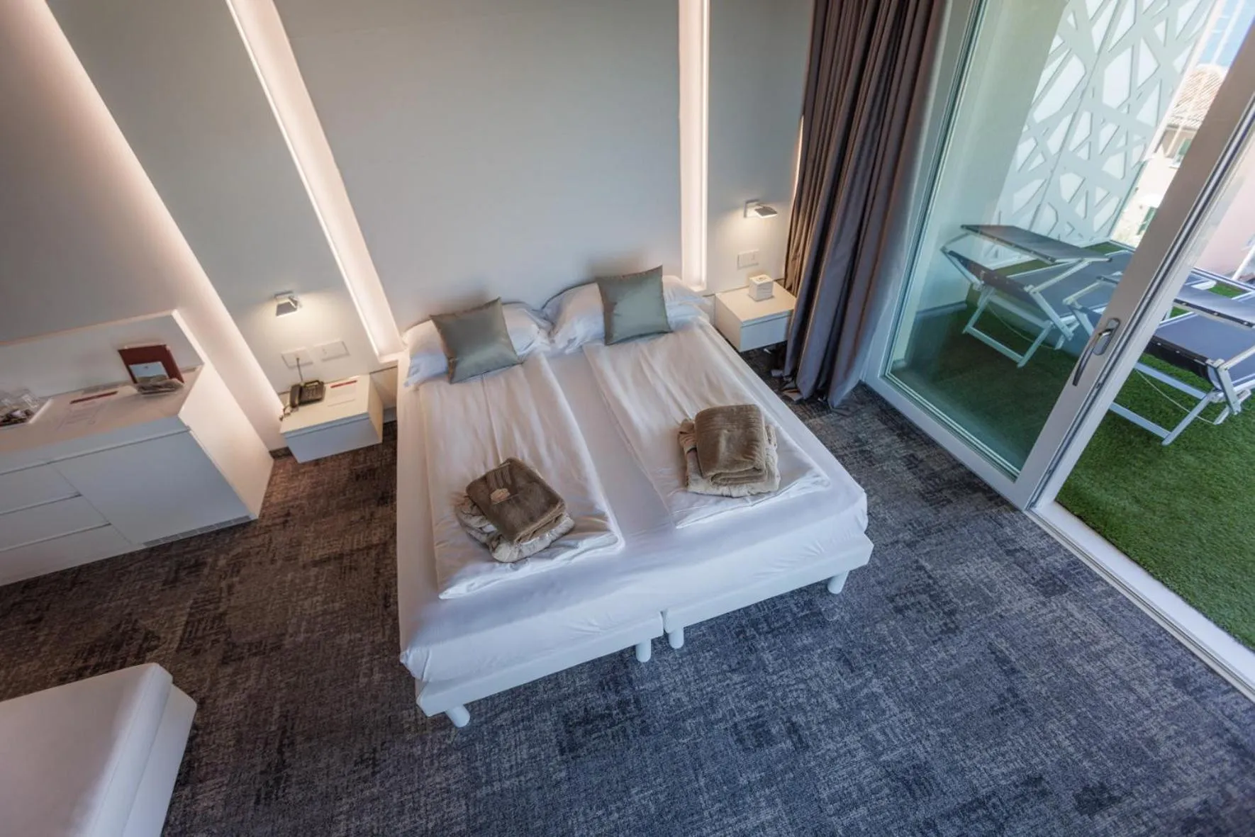 Bed in Wellness Hotel Casa Barca (Adult Only)