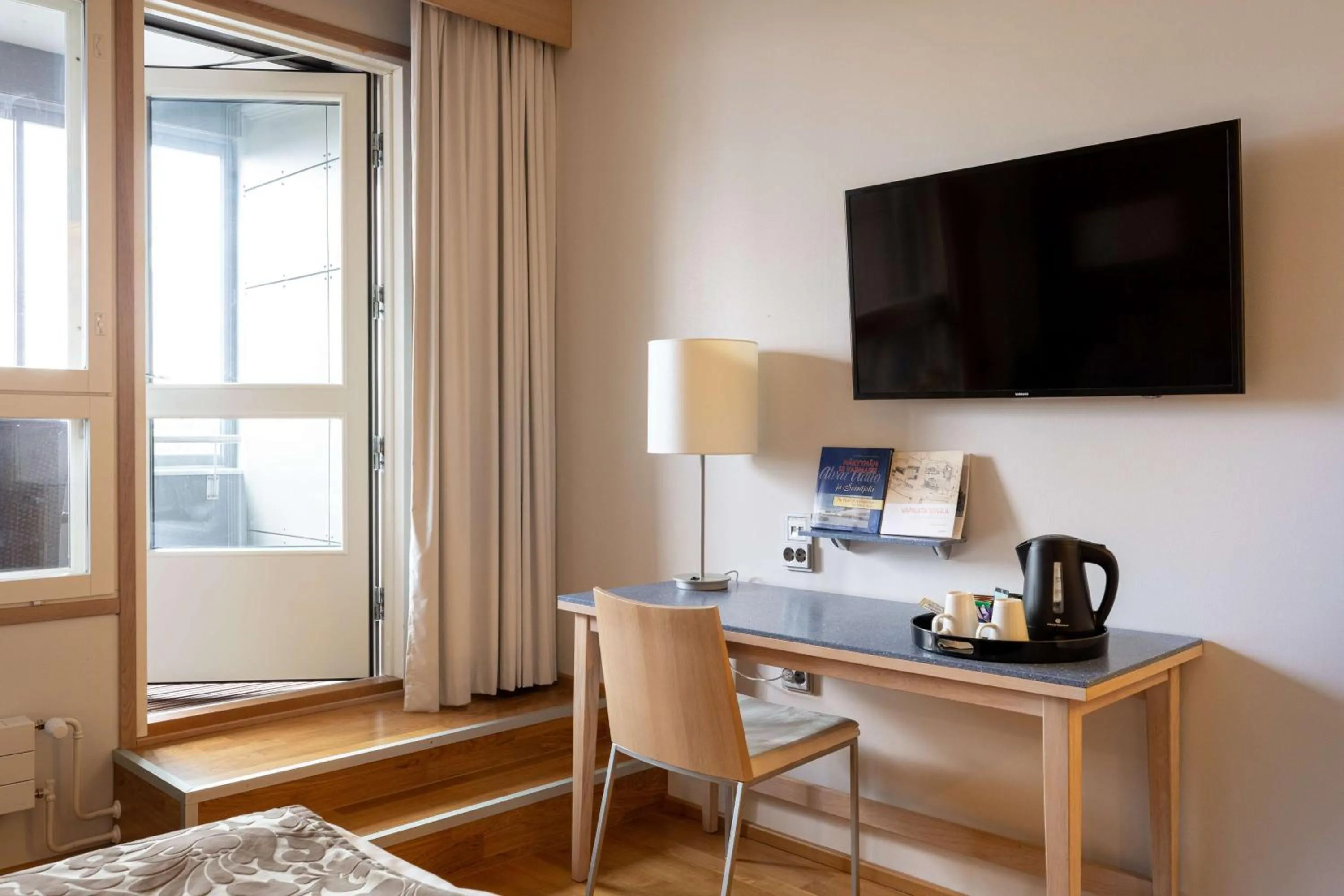 Bedroom in Scandic Seinäjoki