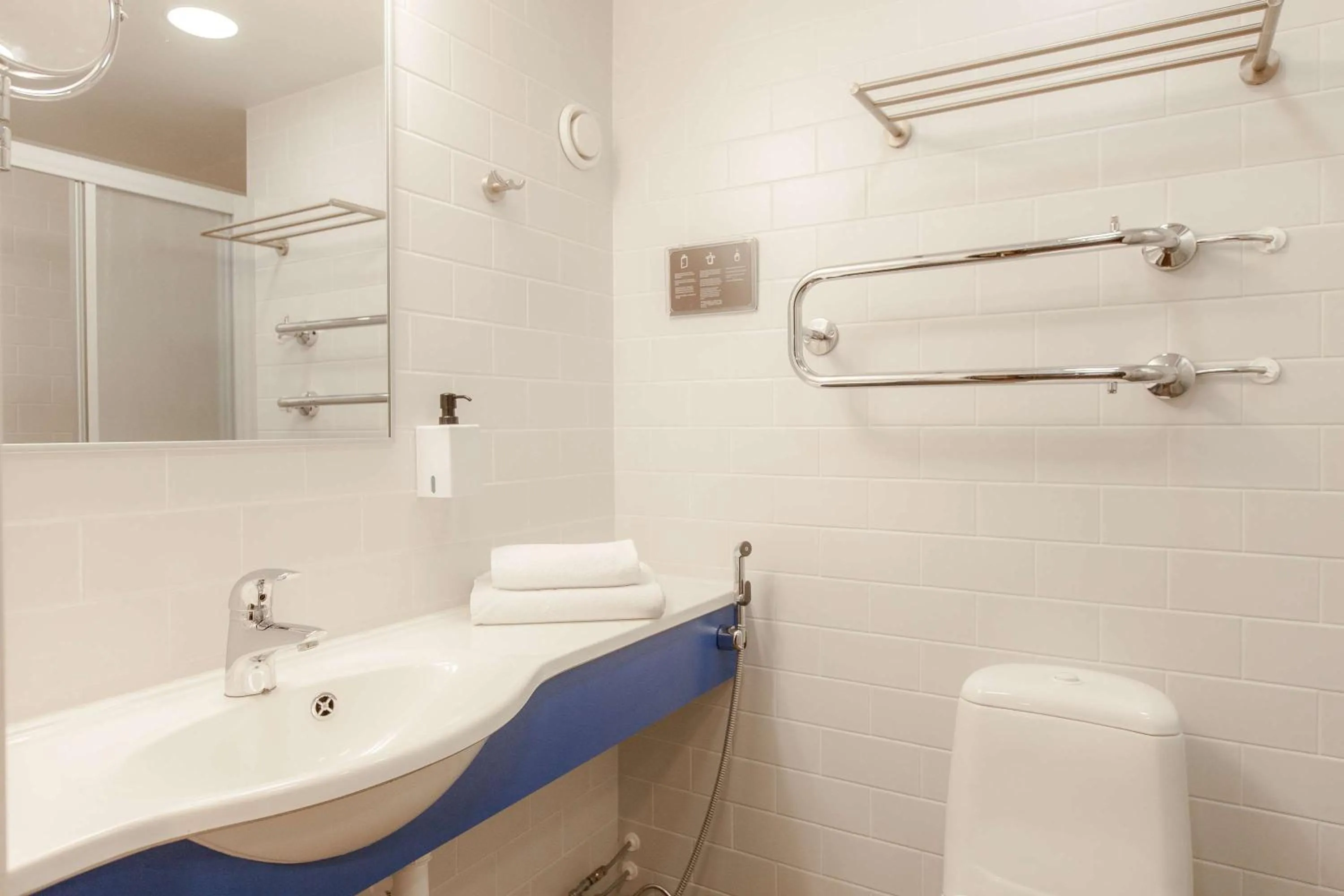 Bedroom in Scandic Mikkeli