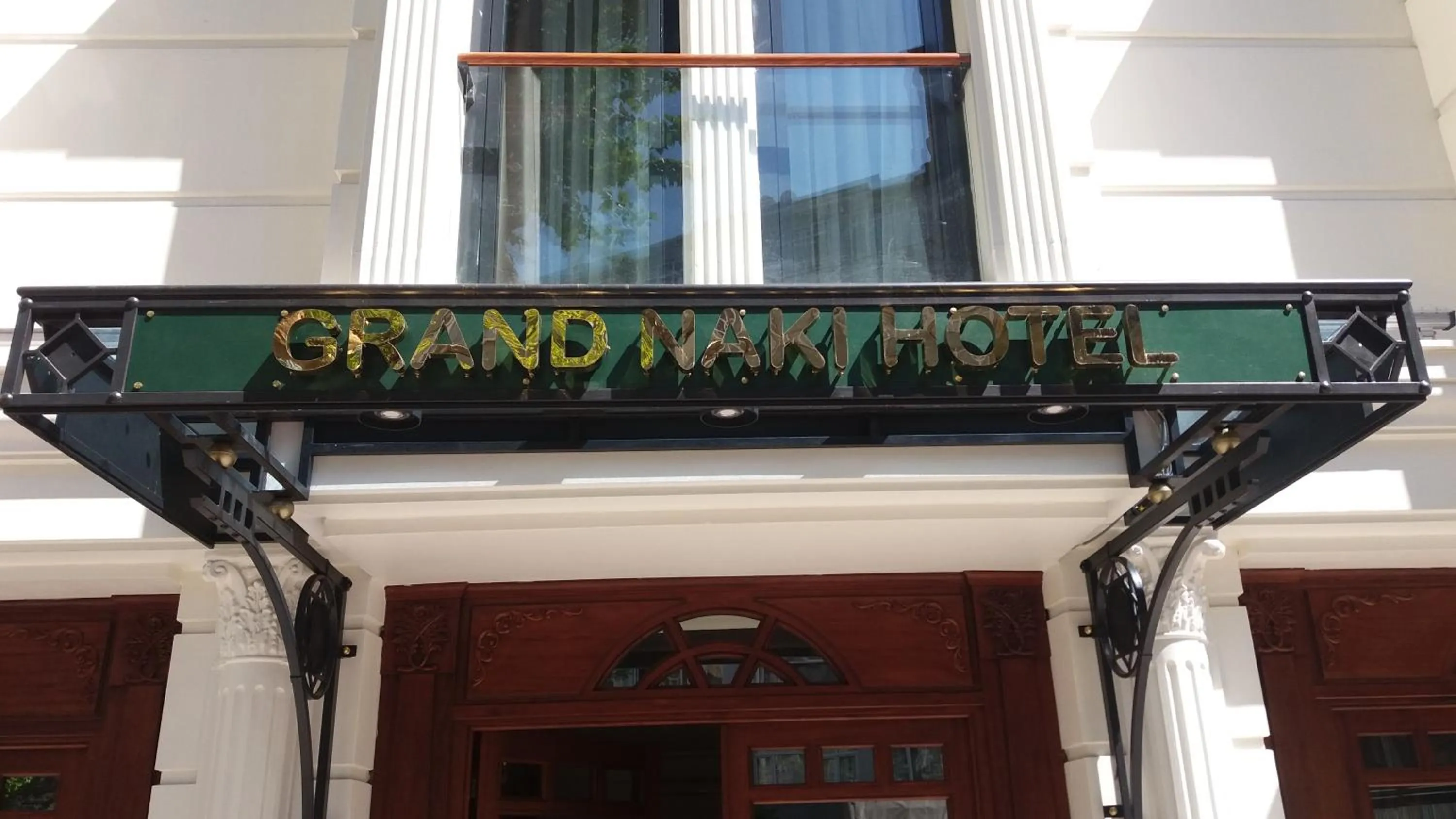 Facade/entrance in Grand Naki Hotel