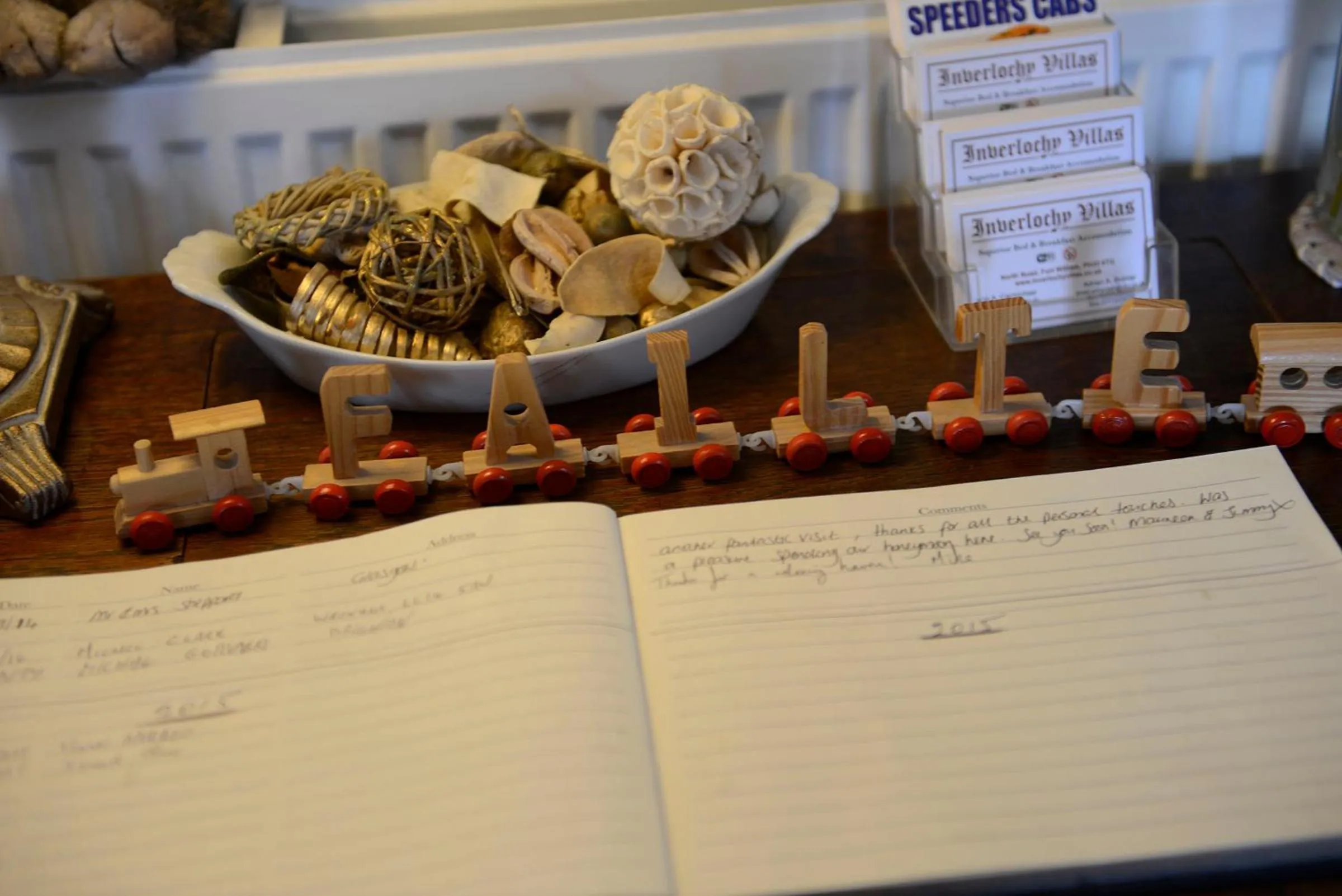 Decorative detail in Inverlochy Villas (Adults Only)