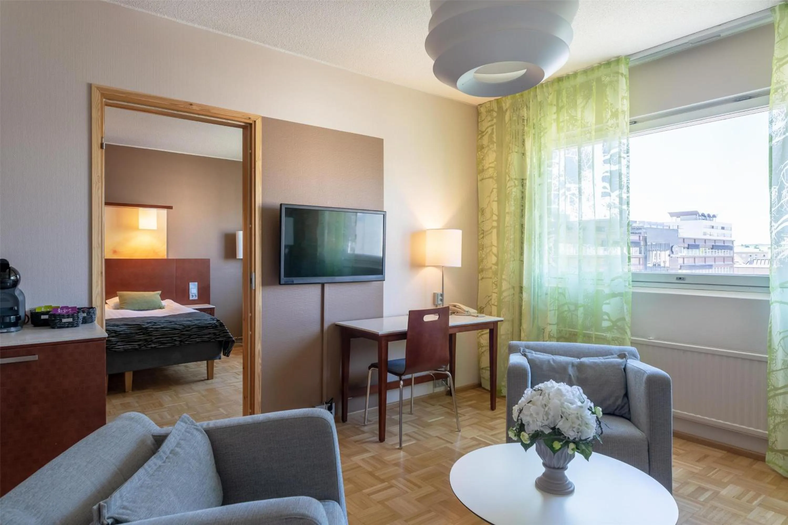 Bedroom in Scandic Jyväskylä City