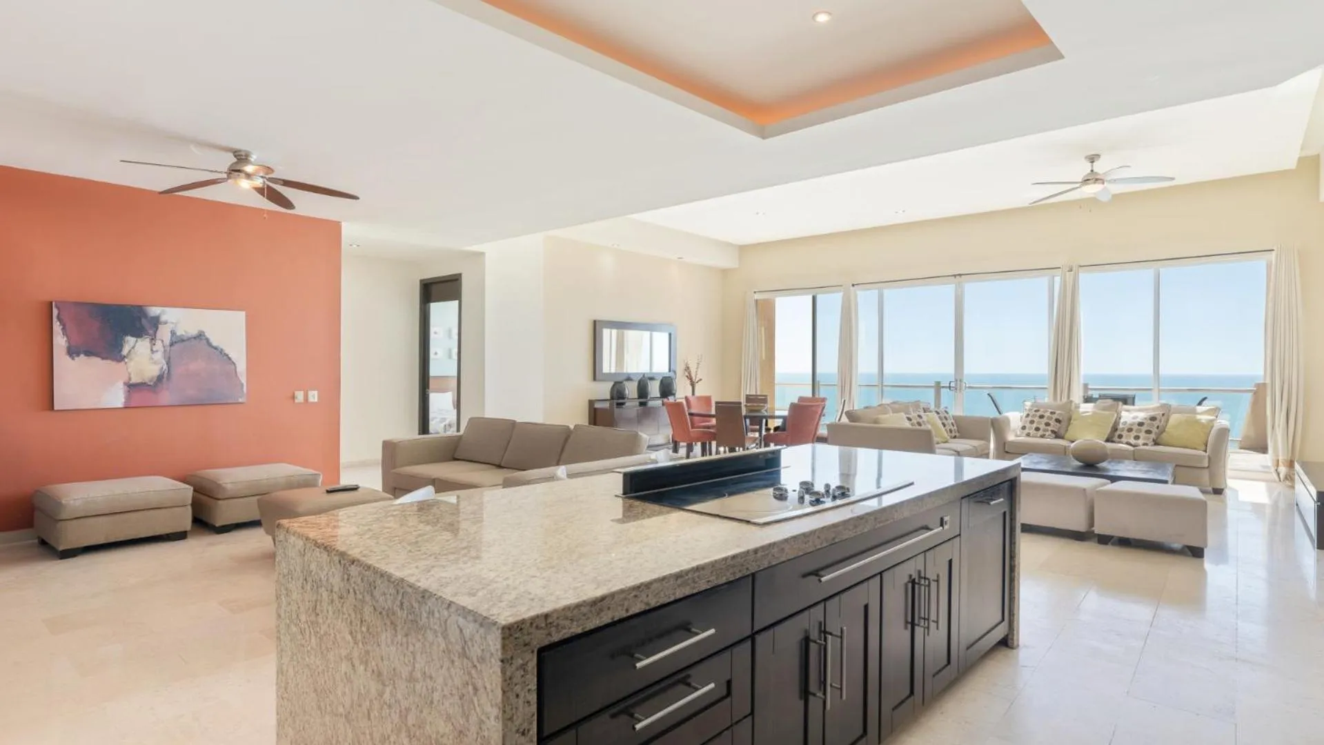 kitchen in Encanto Living Penthouse by Kivoya