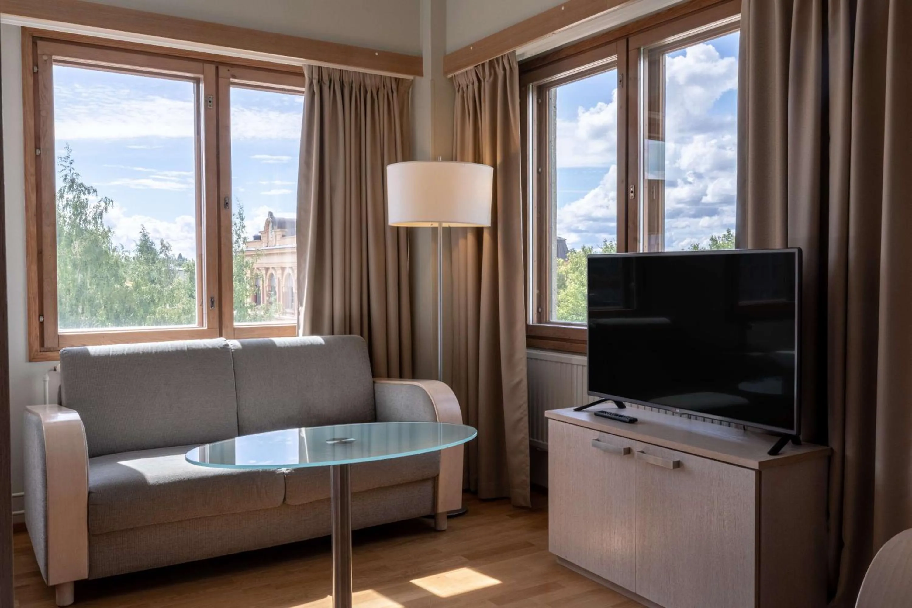 Bedroom in Scandic Joensuu