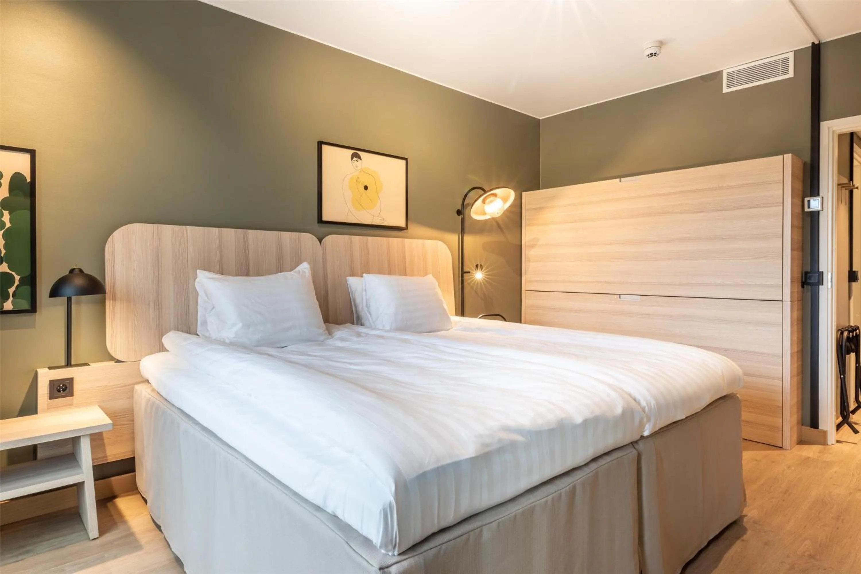 Bedroom, Bed in Scandic Laajavuori