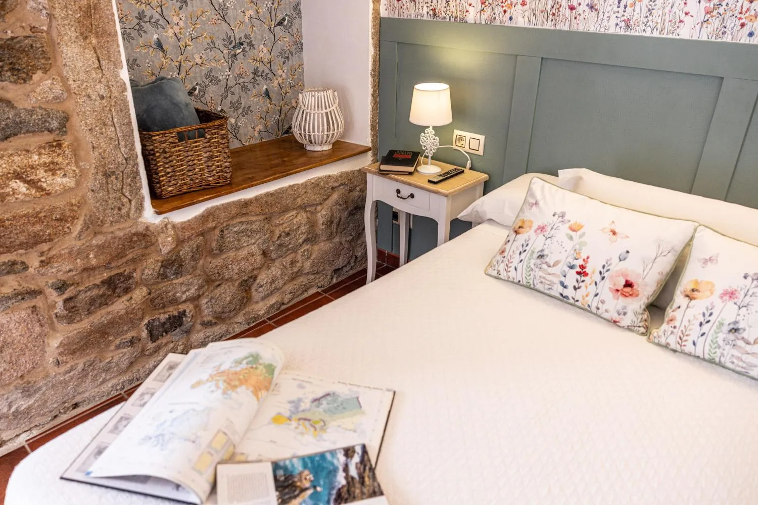 Bed in Hotel Puerto Arnela