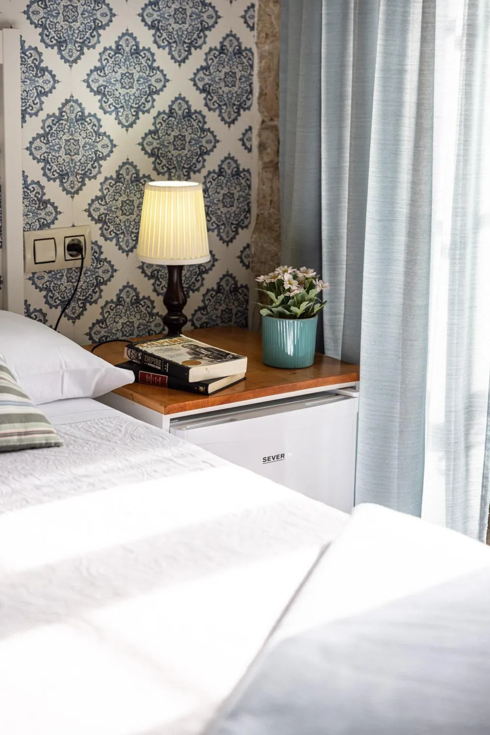 Bed in Hotel Puerto Arnela