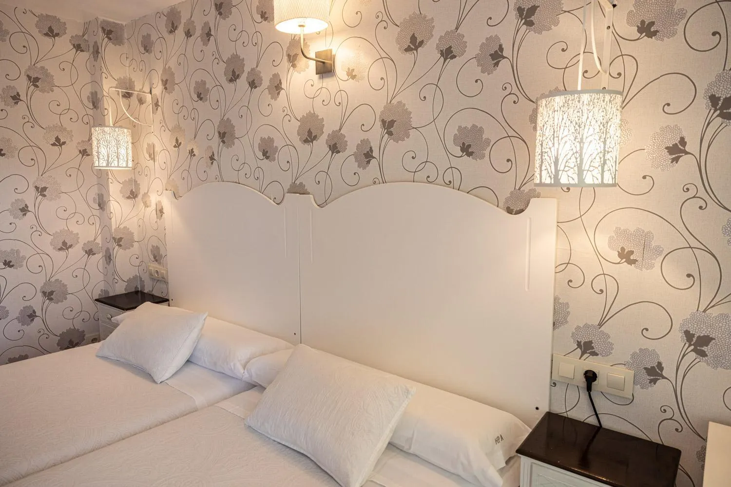 Bed in Hotel Puerto Arnela