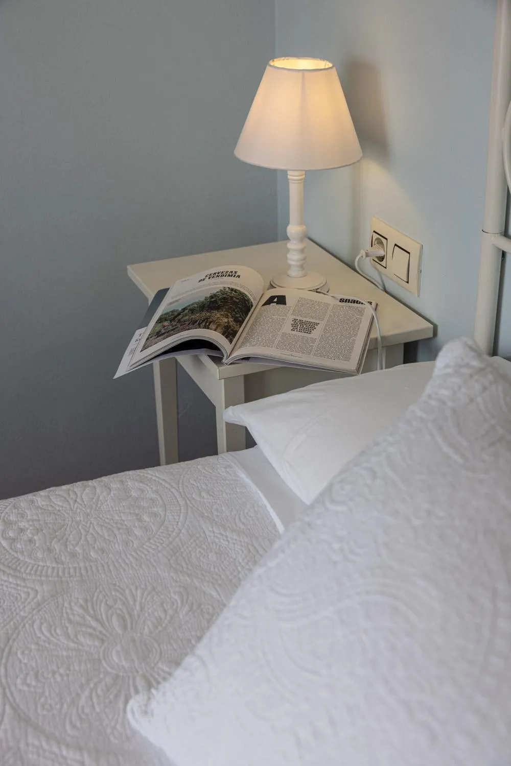 Bed in Hotel Puerto Arnela