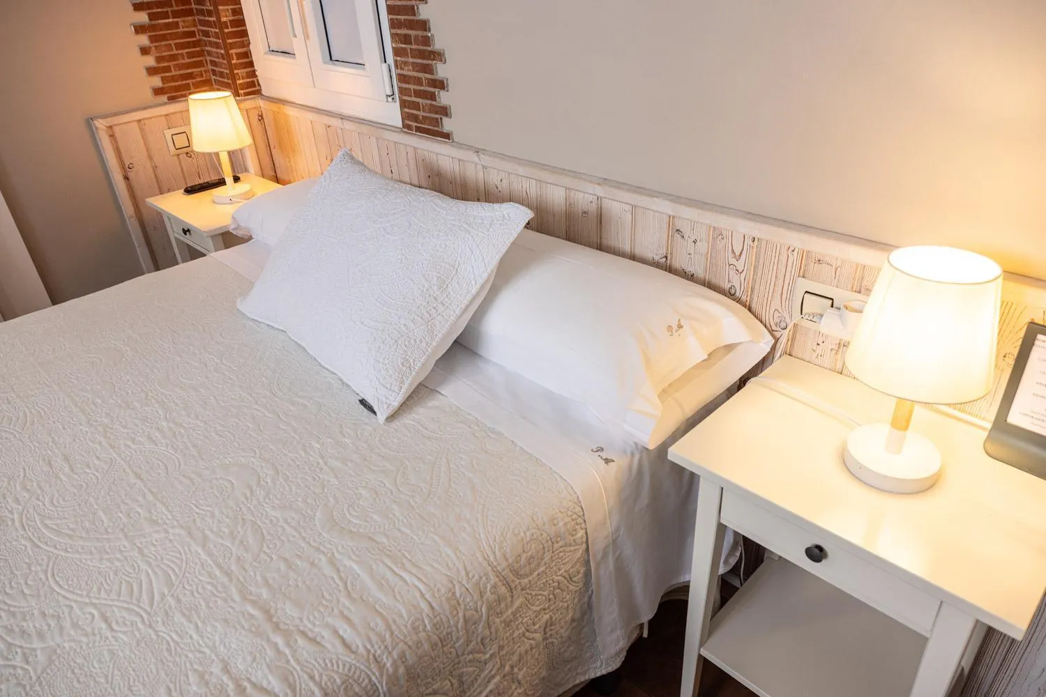 Bed in Hotel Puerto Arnela