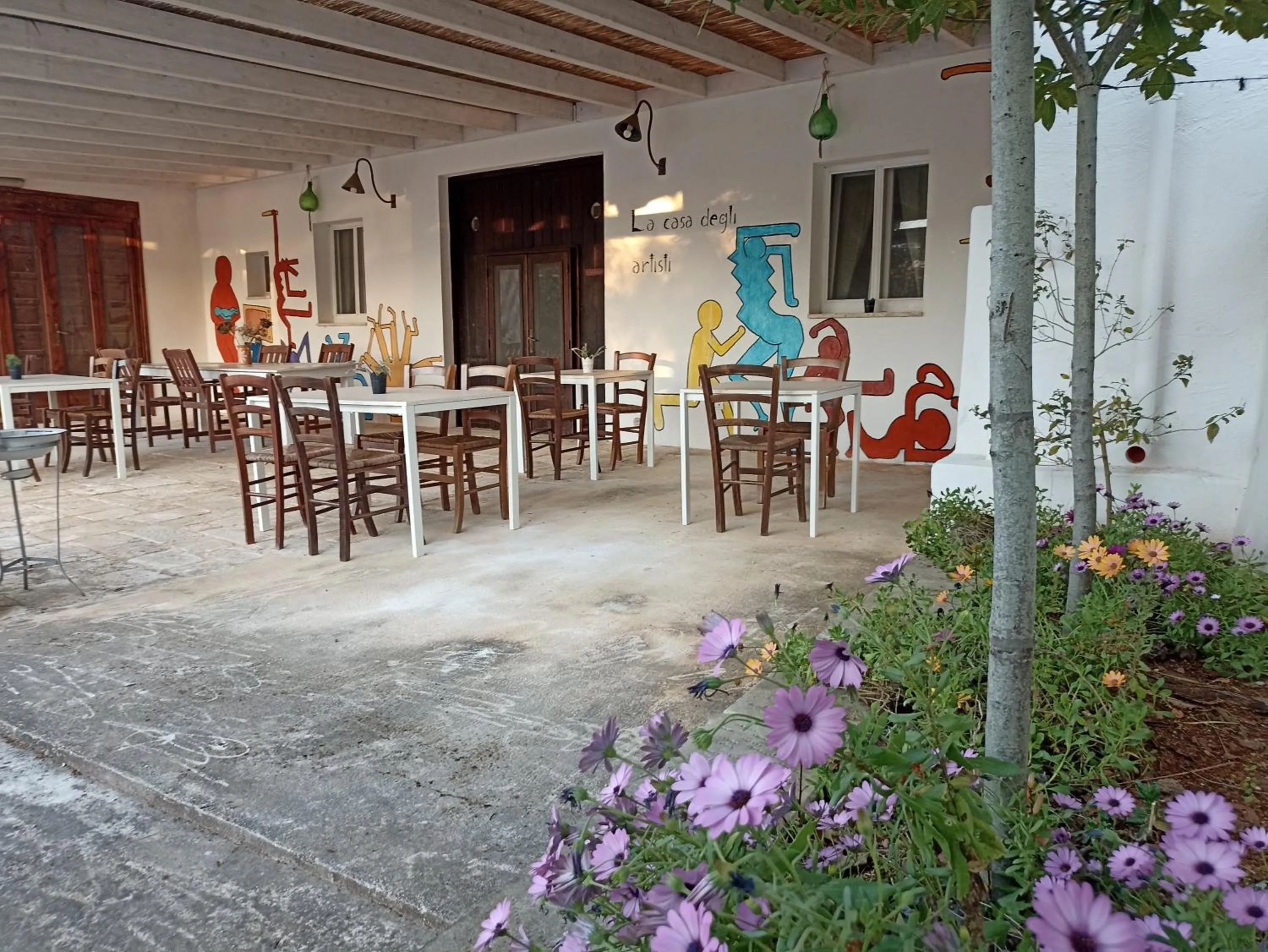 Patio in La casa degli artisti