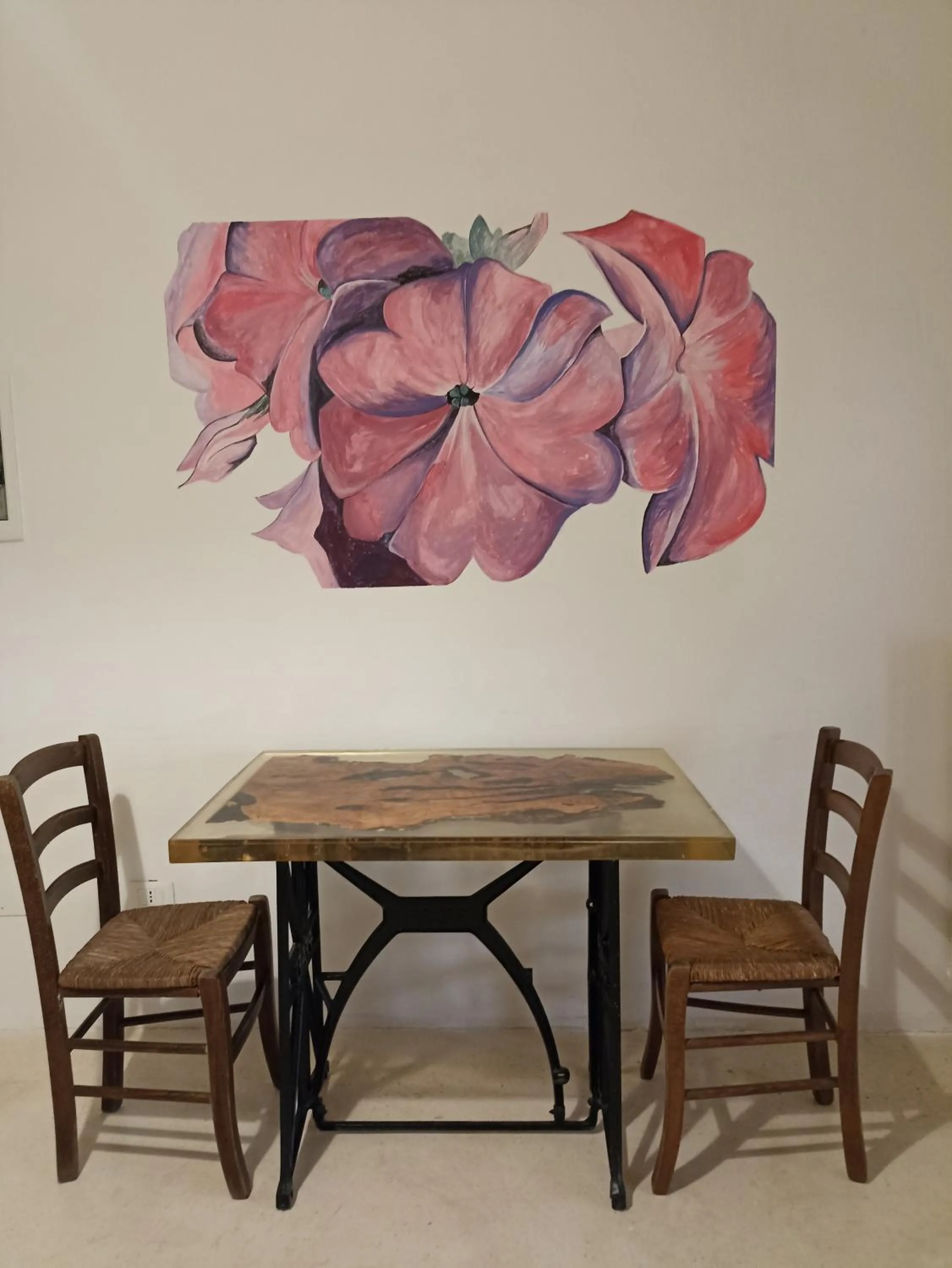 Decorative detail in La casa degli artisti