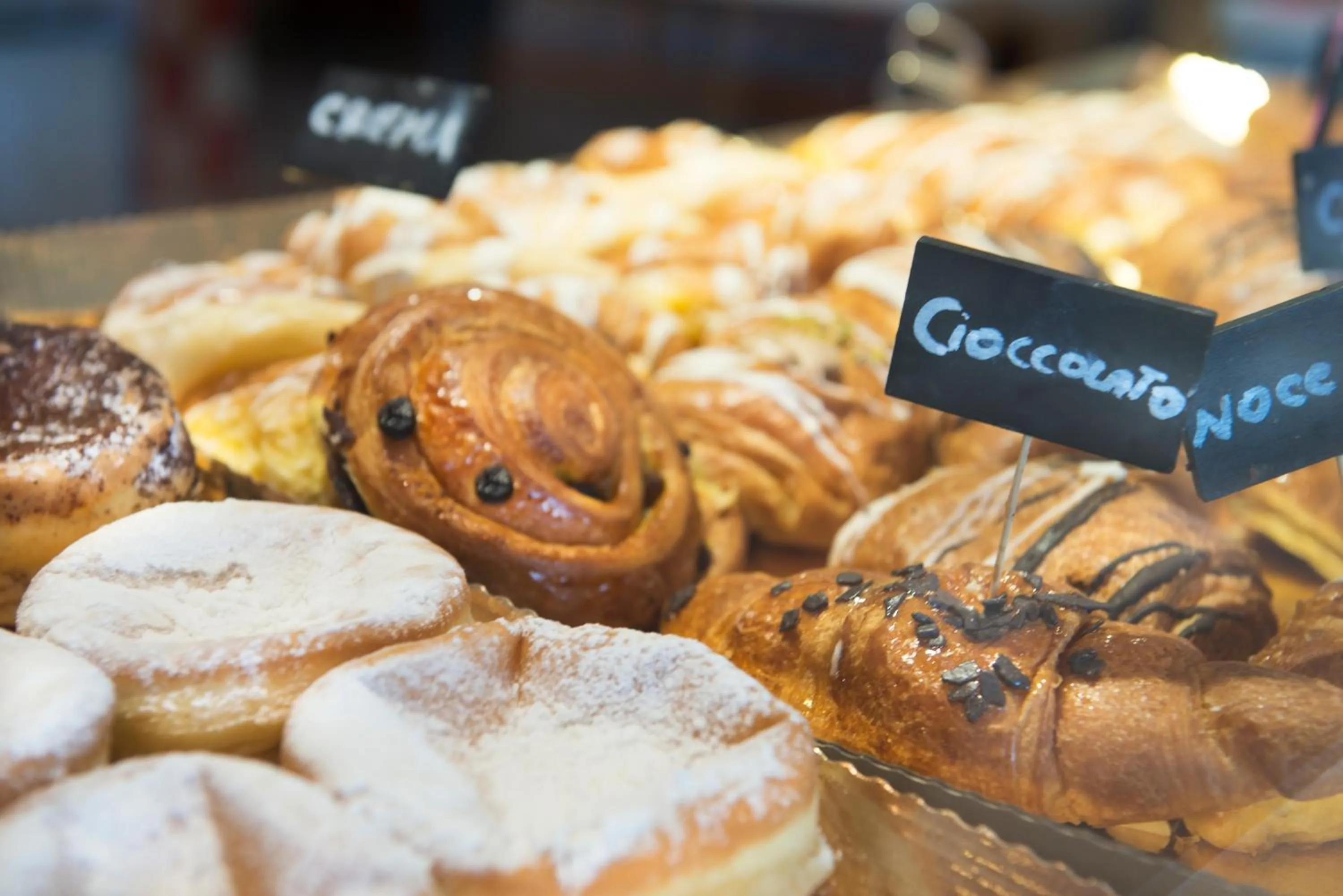 Italian breakfast in Hotel Letizià
