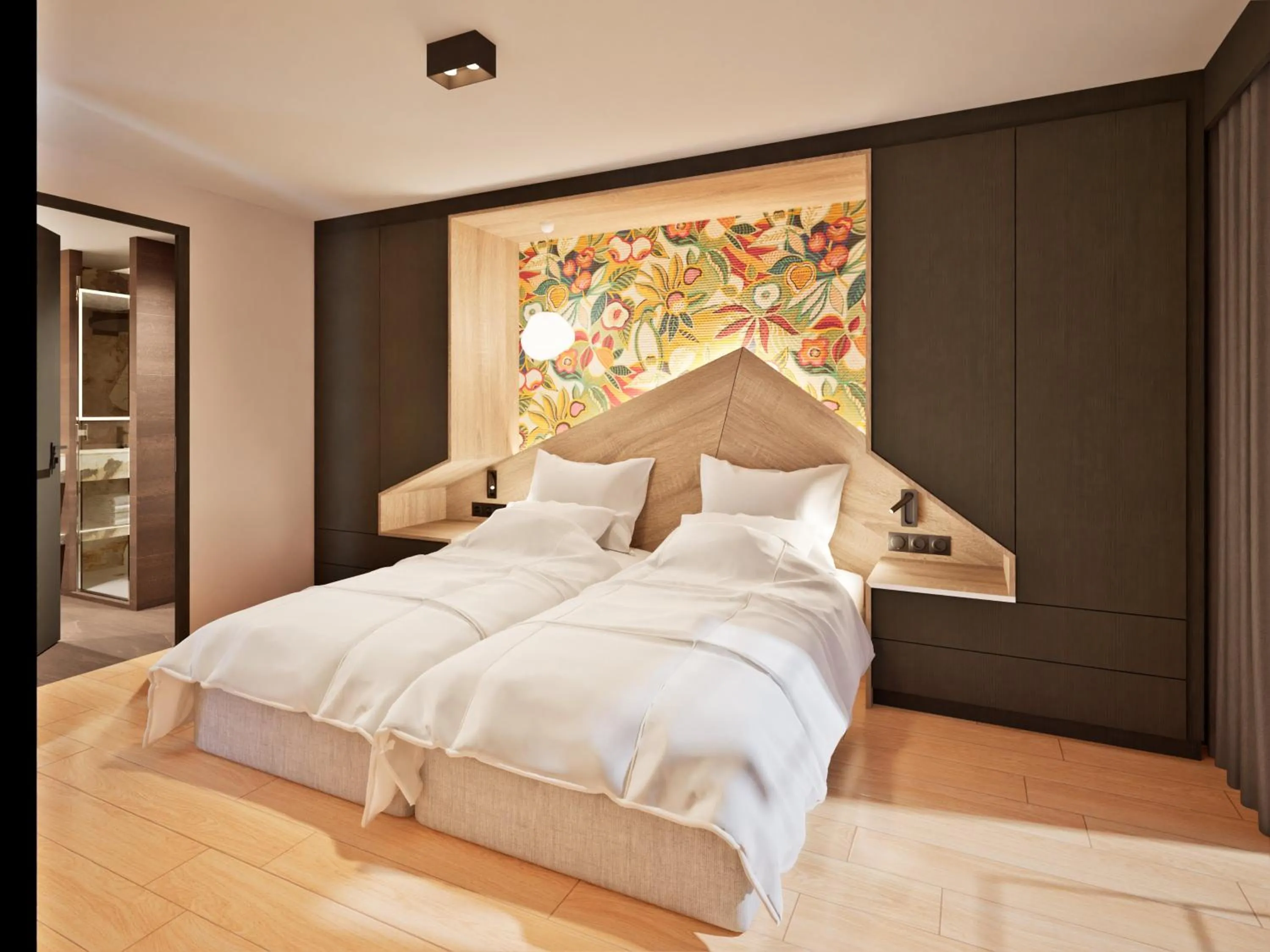 Bed in Chalet Skadi - Village Montana